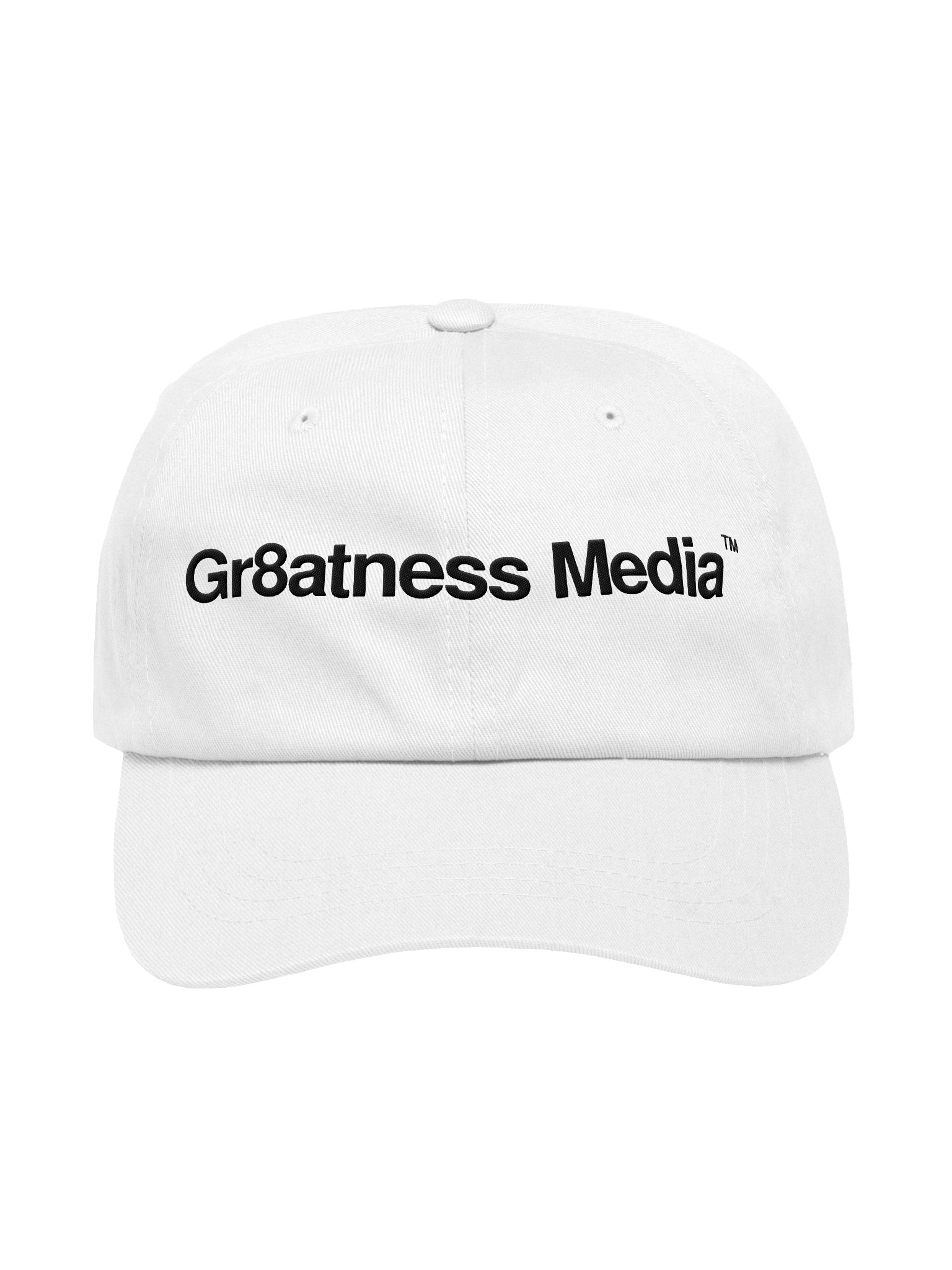 Classic Gr8atness Media™ Cap [Light Mode] product image (1)