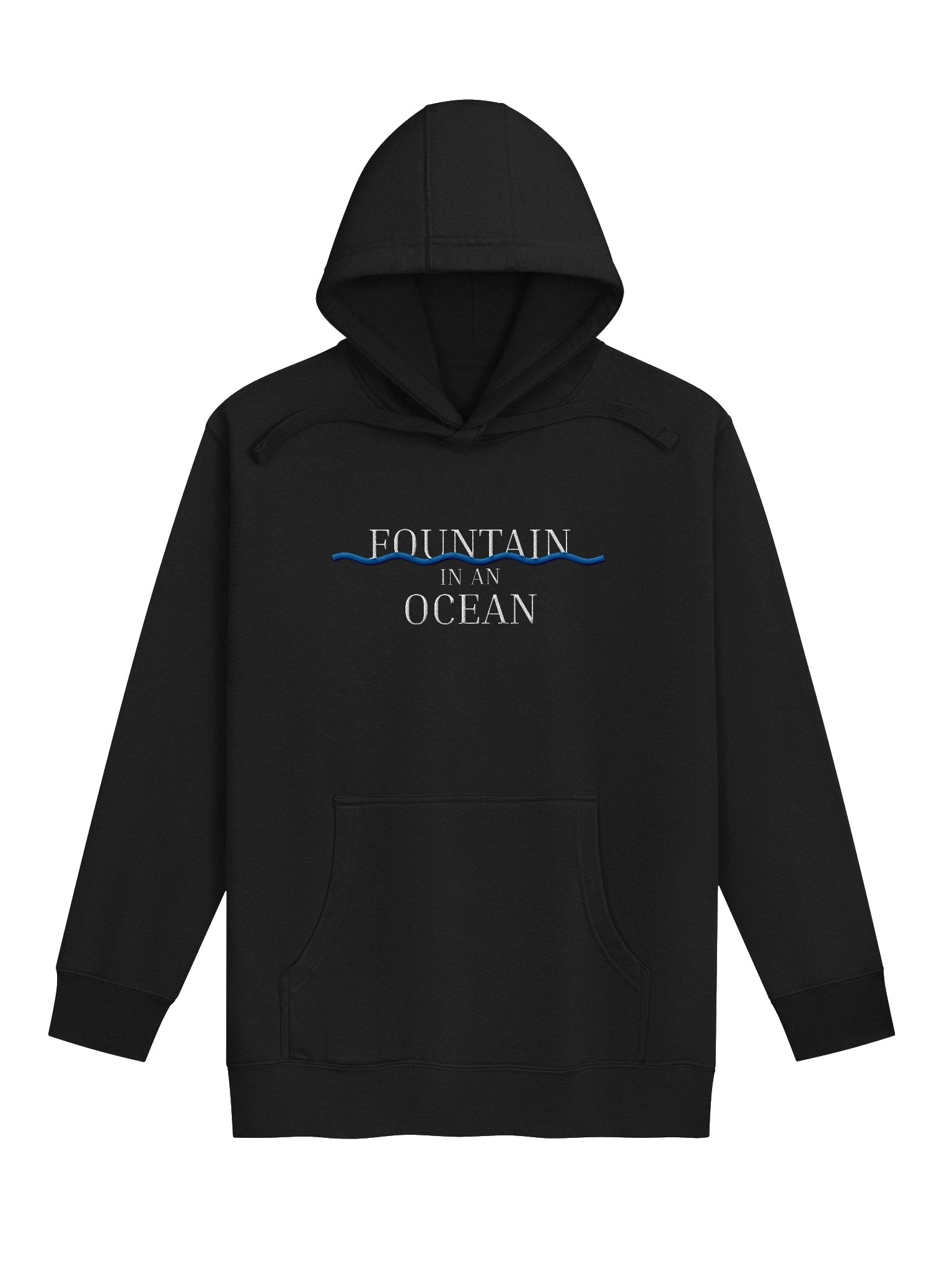 Fountain in an Ocean Embroidered Hoodie product image (1)