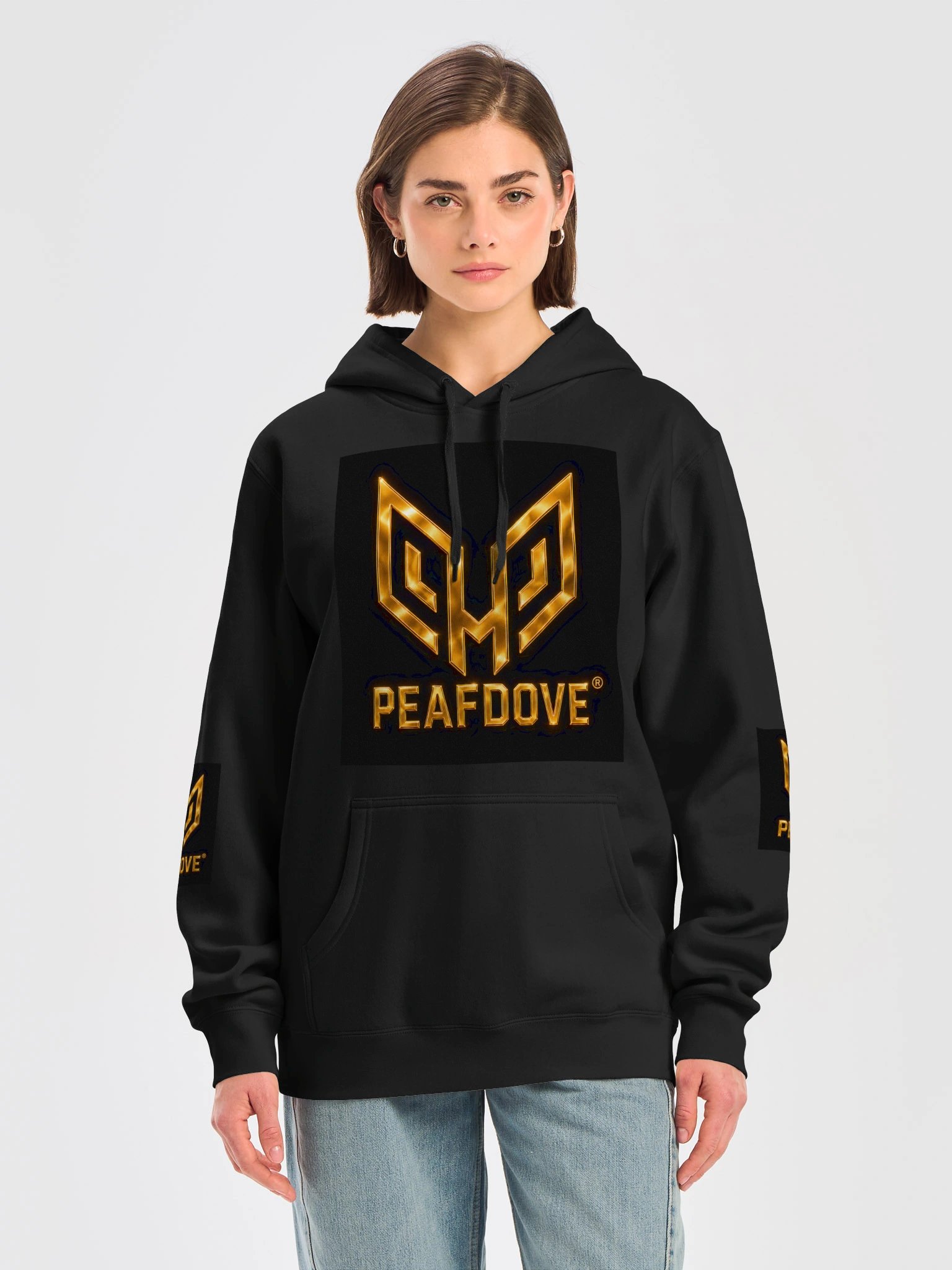 PEAFDOVE® HOUSE MARK — Gold Signal Hoodie product image (5)