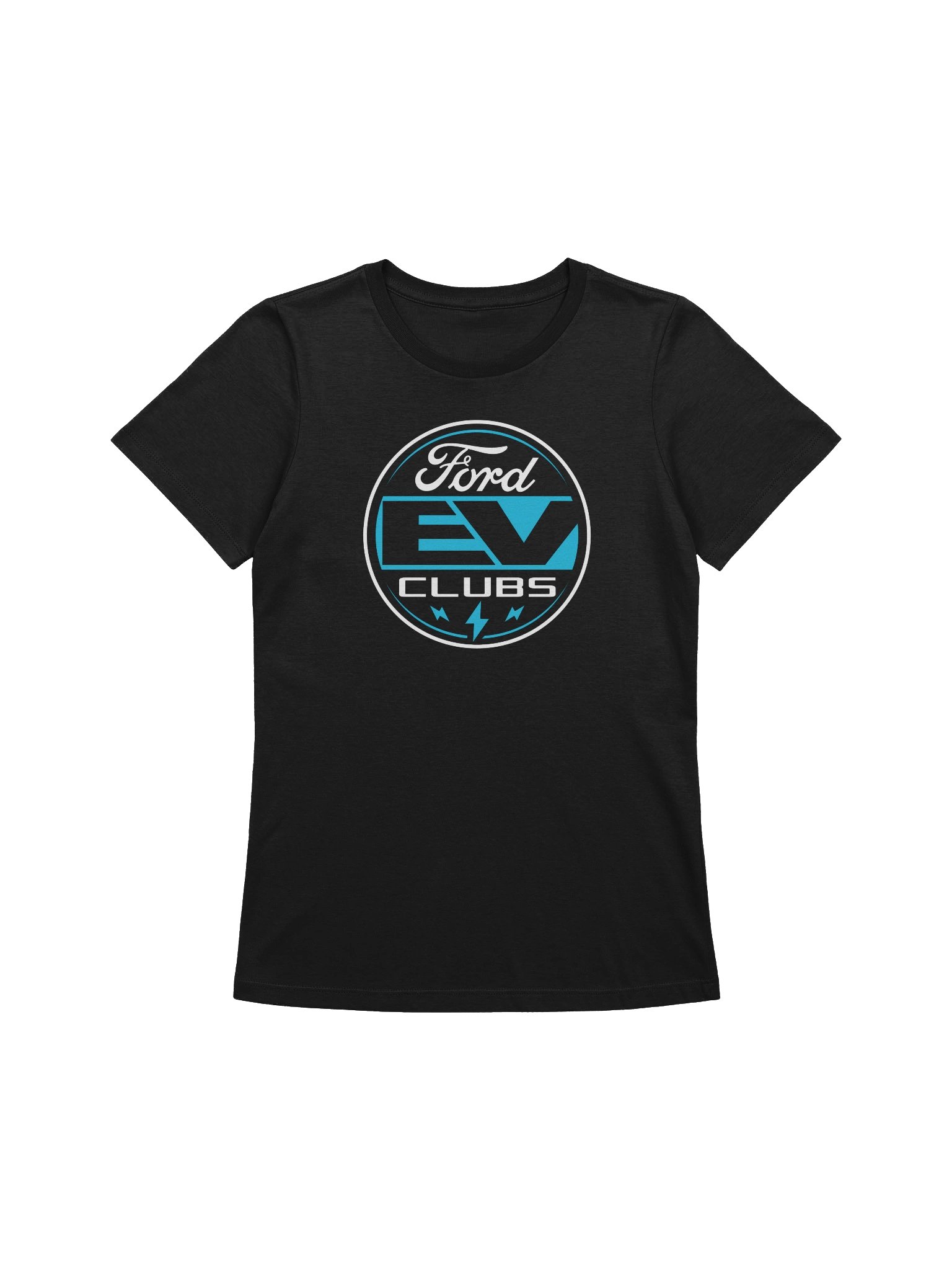 Ford EV Clubs T-shirt (Women's - Black) product image (1)