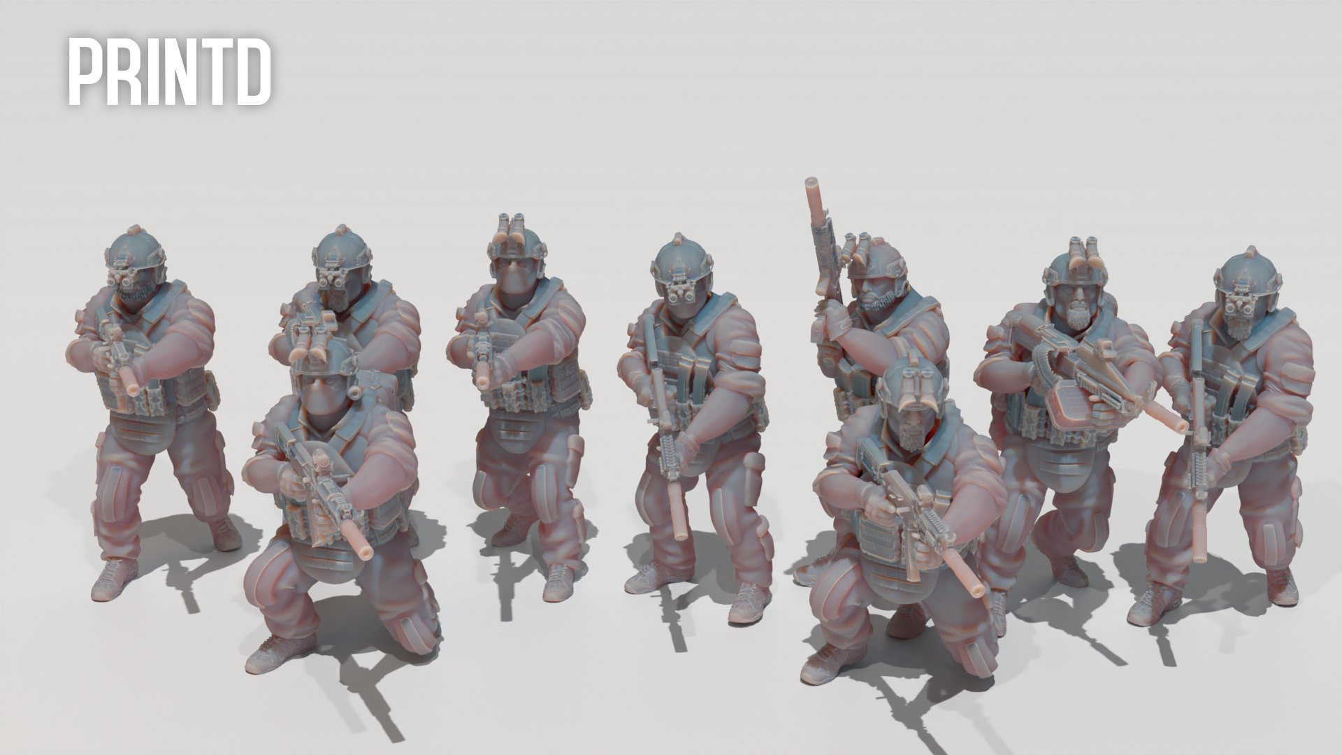 Russian Spetznaz GRU - Modern Warfare Wargame Hobby Resin Scale Models product image (3)
