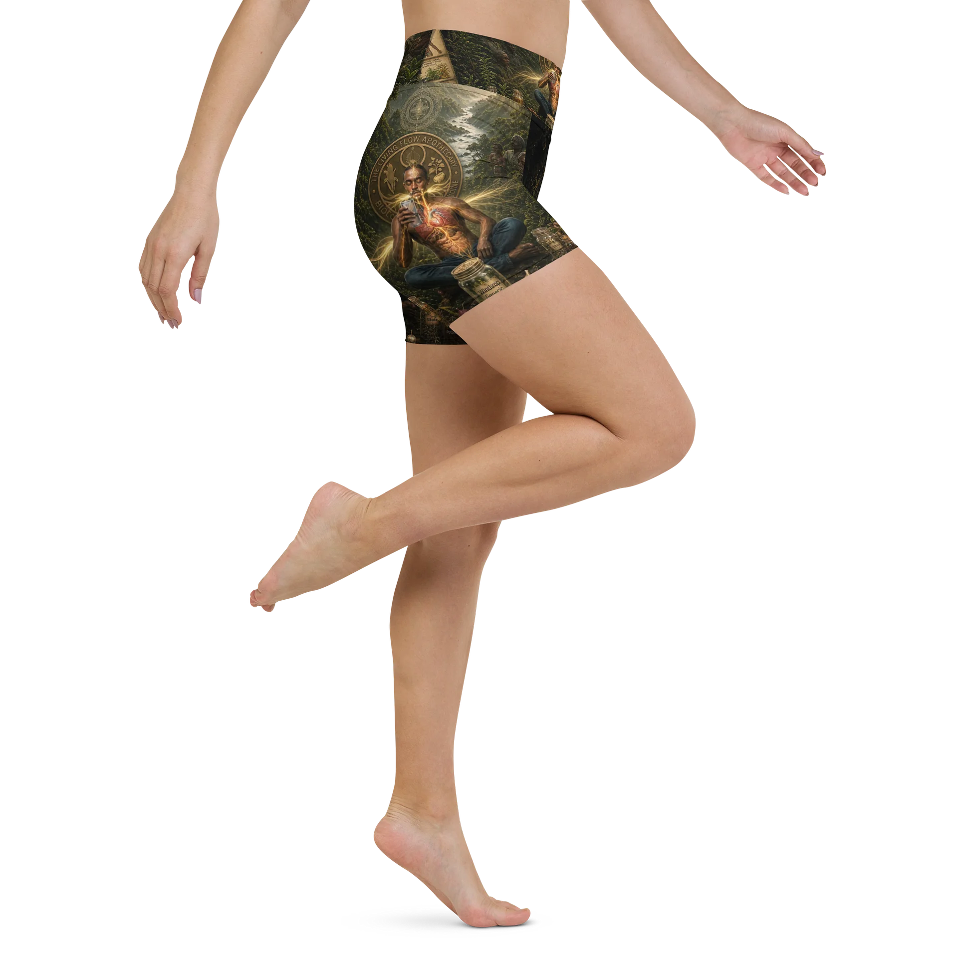 The Living Flow Yoga Shorts product image (6)