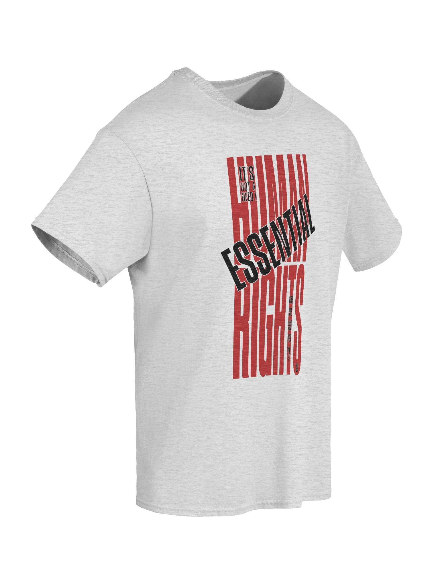 Gildan_EQALL® Essentials Human Rights Matter Tee_Red_Black product image (7)