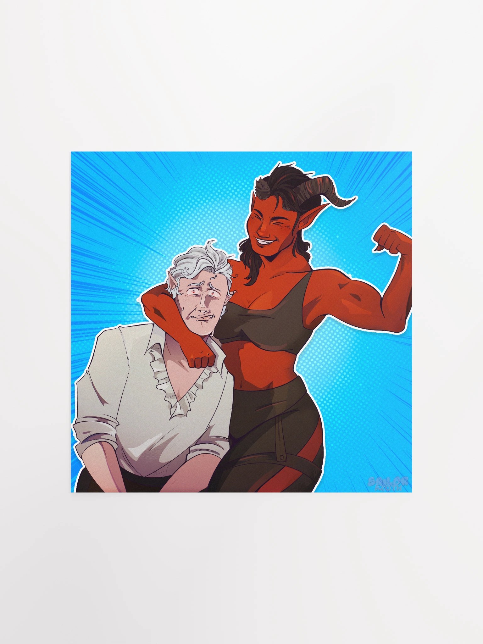 Let's go Soldier! Square Print product image (3)