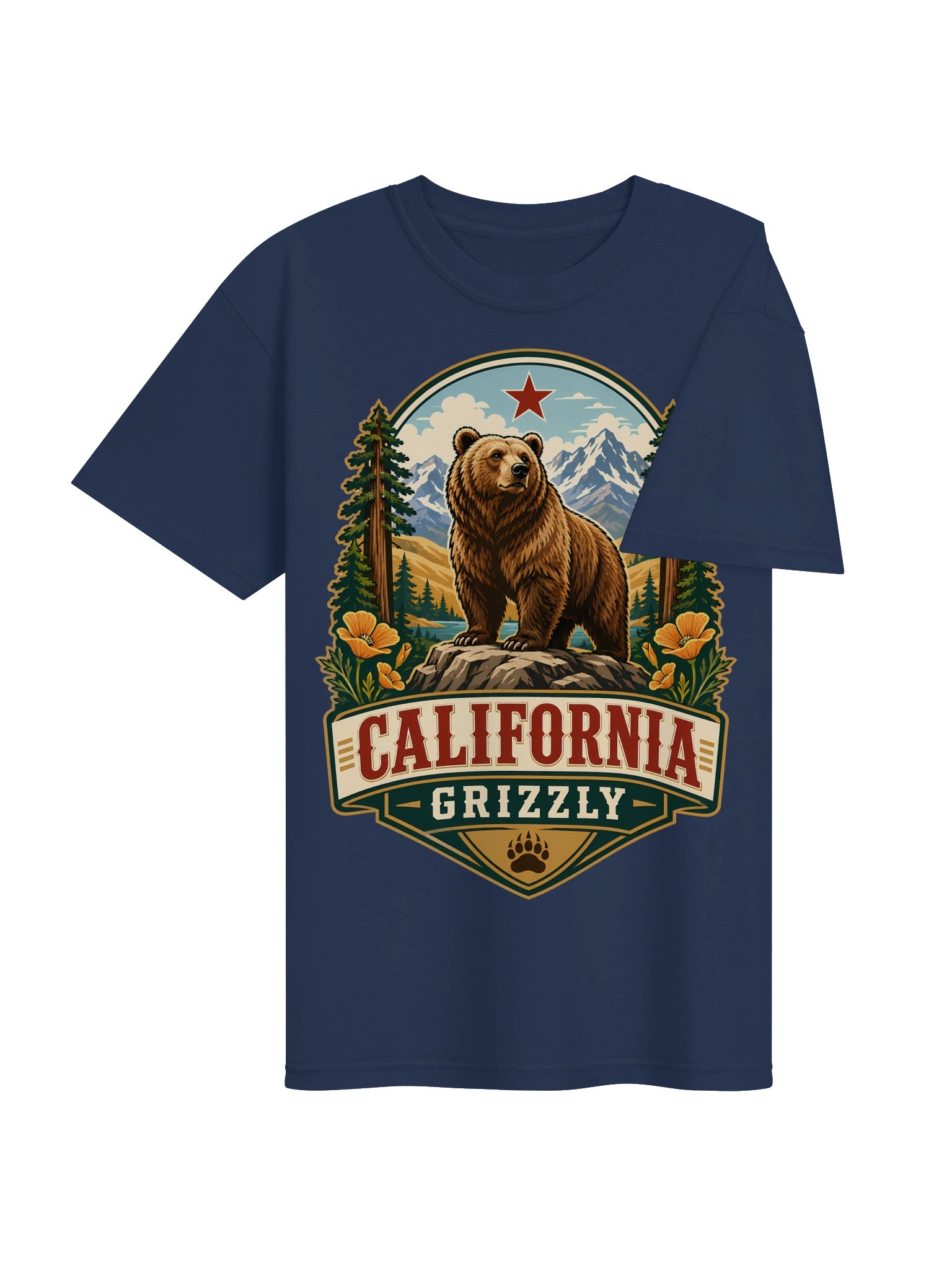 California Grizzly Badge Tee product image (84)