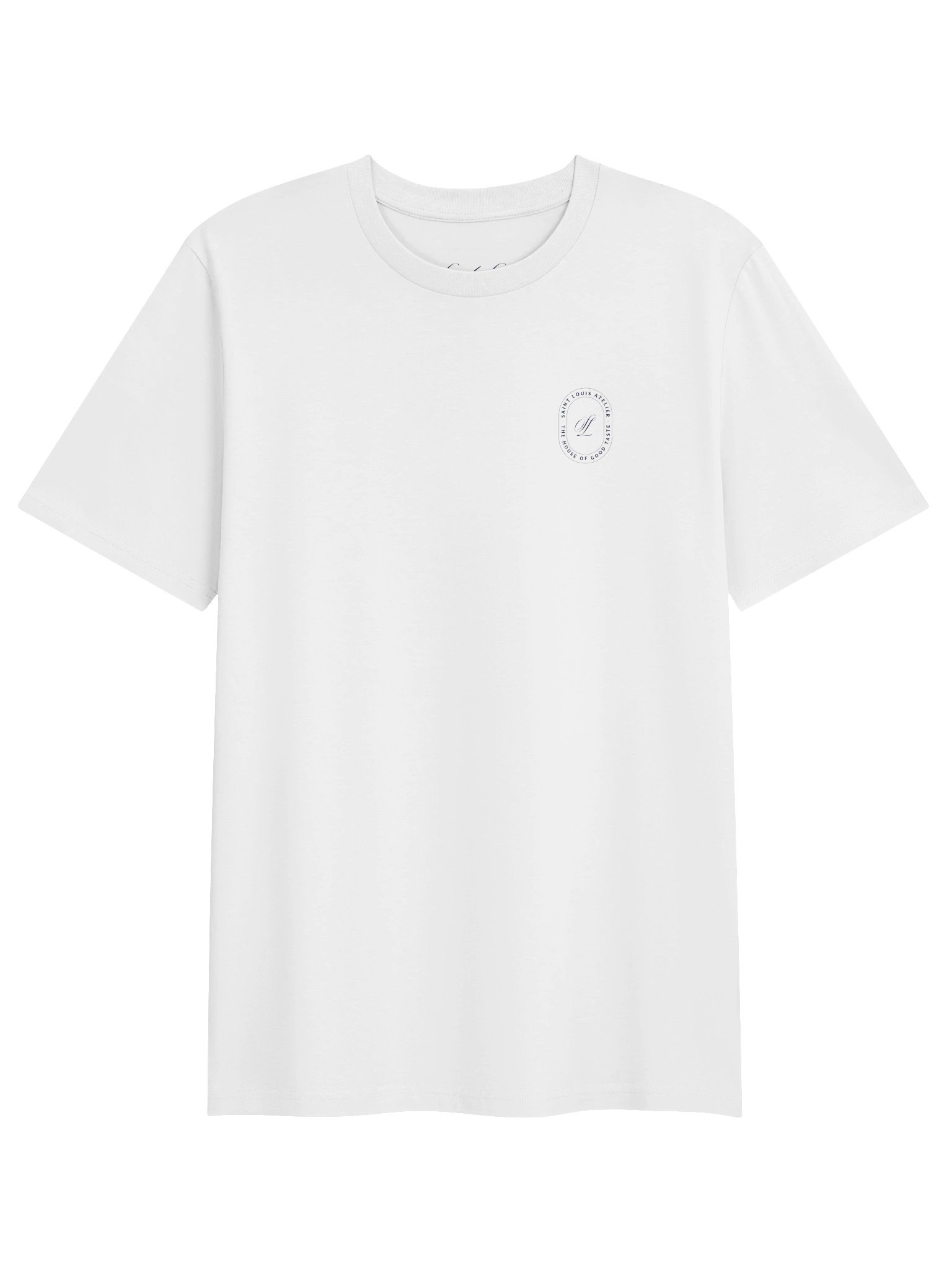 Old money manners, Saint Louie Organic soft Tee, White product image (2)