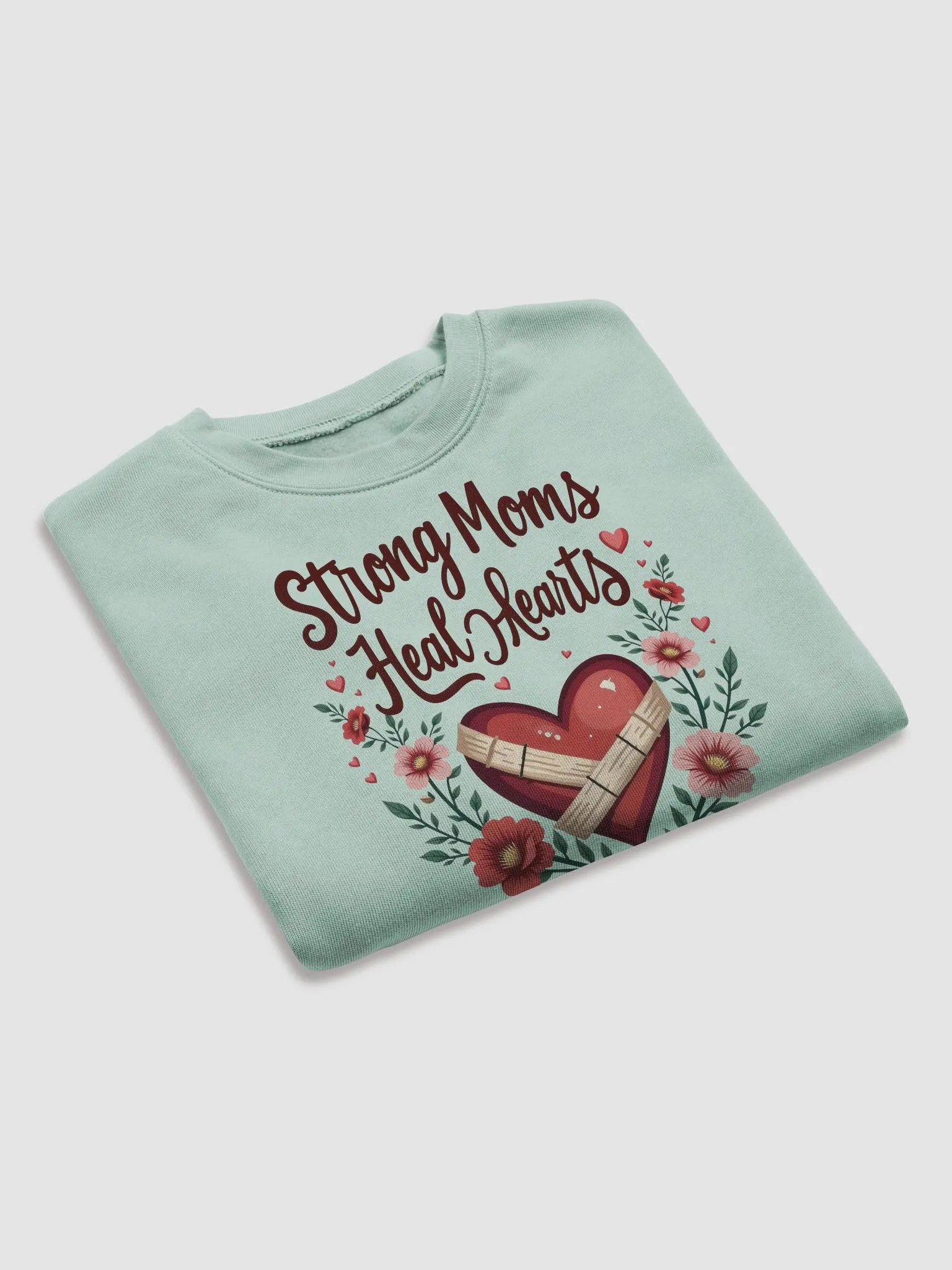 moms Healing Heart Women's Crop Sweatshirt product image (13)