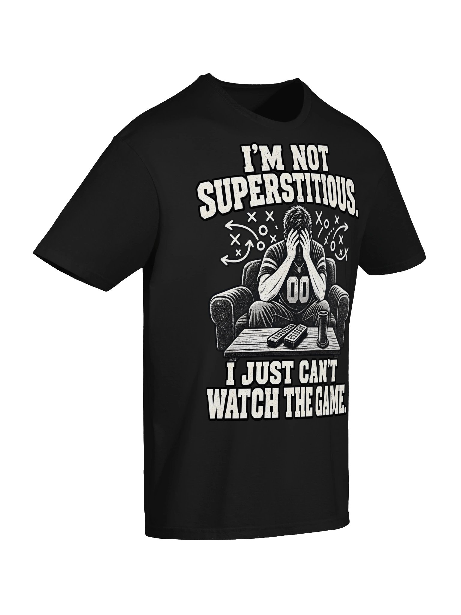 I’m Not Superstitious Game Watcher Tee product image (31)