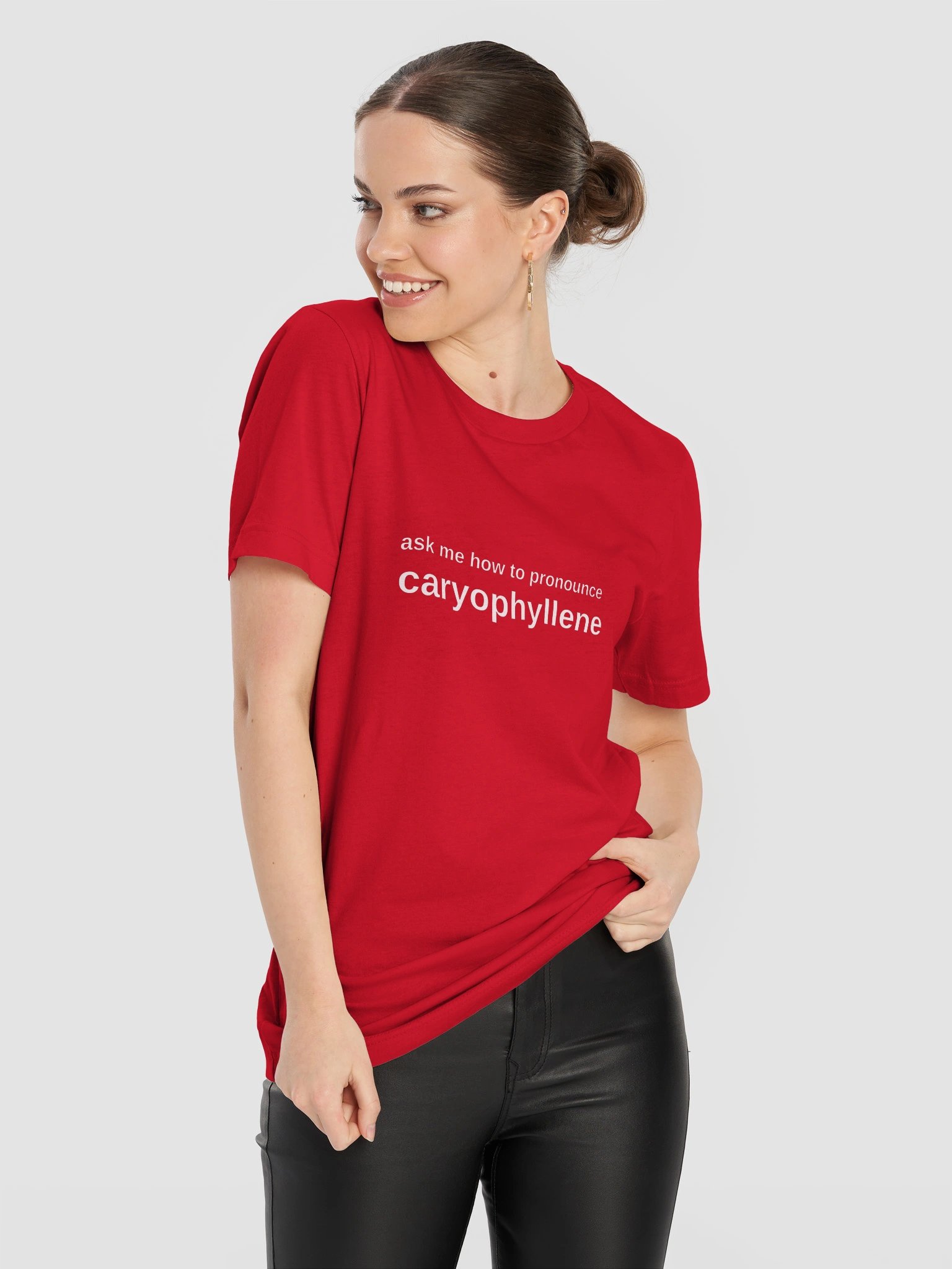 ASK ME HOW TO PRONOUNCE CARYOPHYLLENE Tee product image (25)