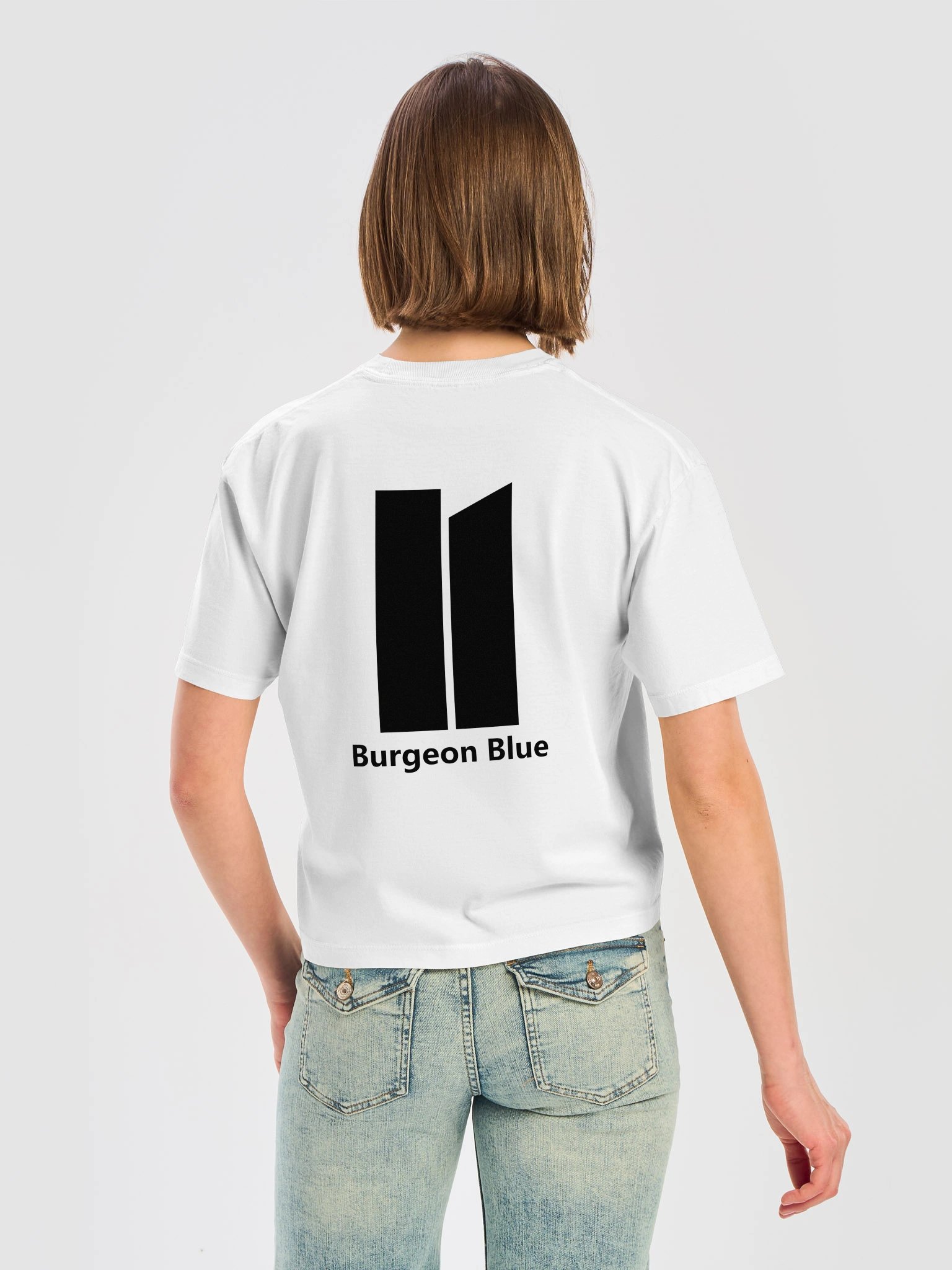 Burgeon Blue - Women's Boxy Tee - Back product image (5)
