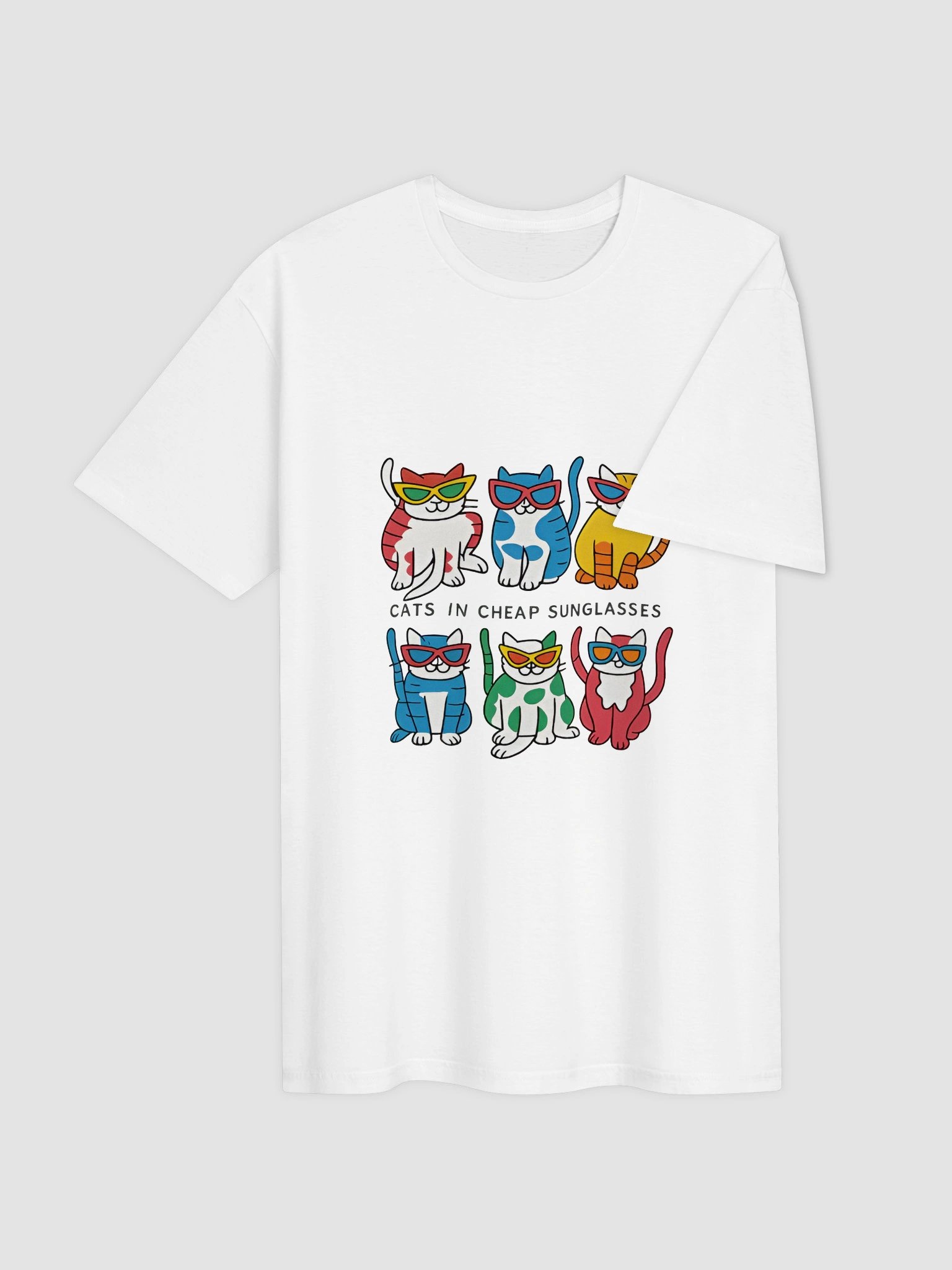 Cats In Cheap Sunglasses Shirt product image (4)