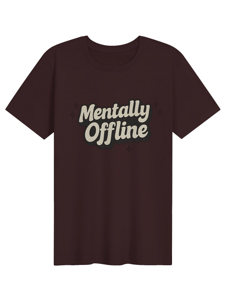 Mentally Offline Shirt | Minimalist Graphic Tee | Funny Introvert T-Shirt product image (21)
