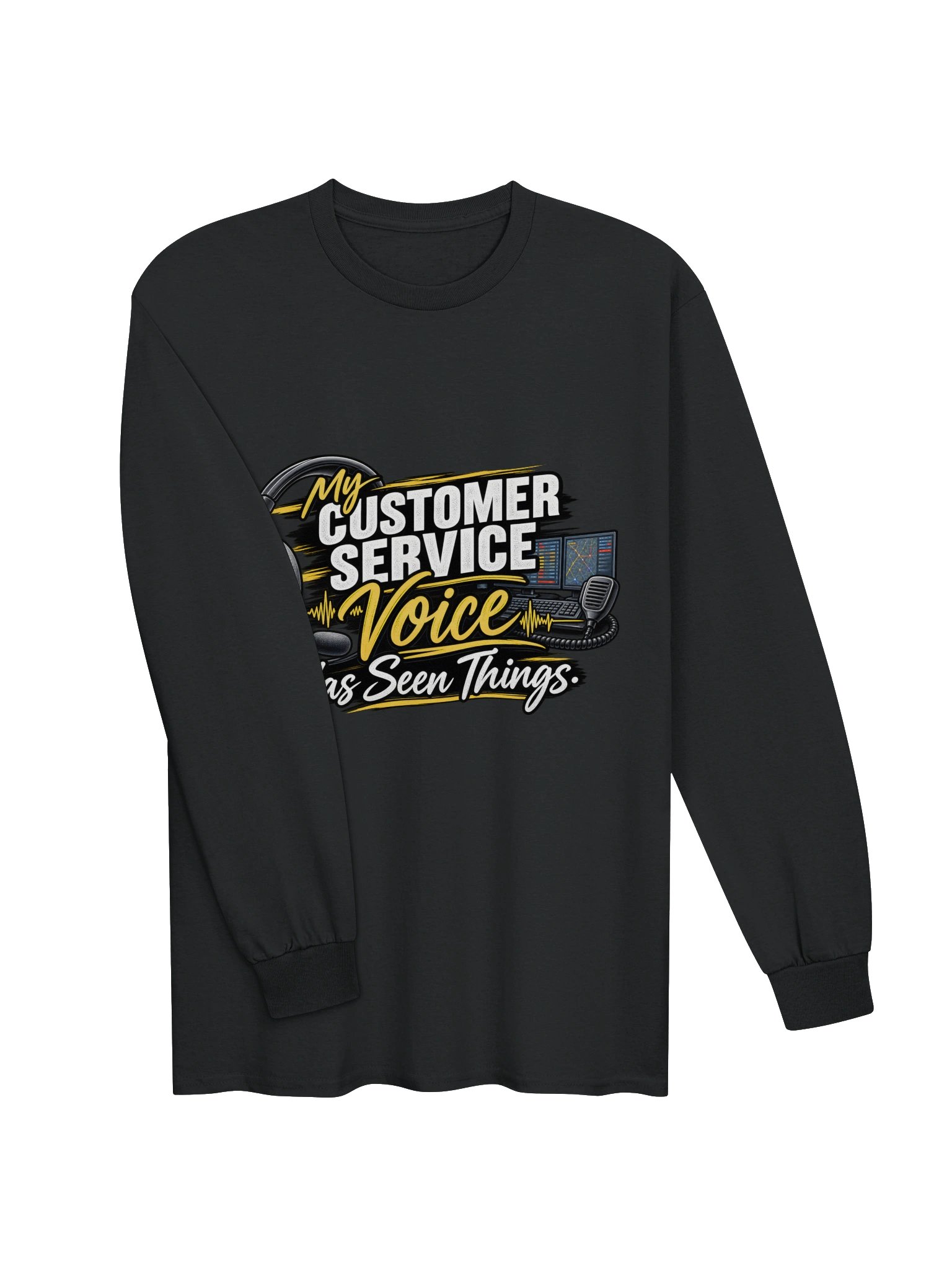 Customer Service Voice Long Sleeve-Men's product image (3)