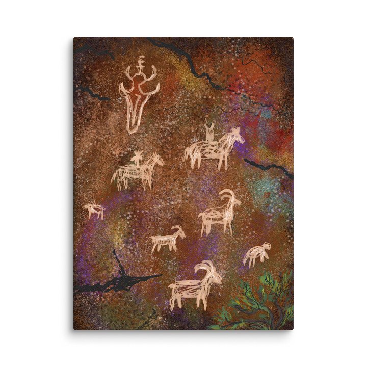 Red Rock Petroglyph Canvas product image (1)