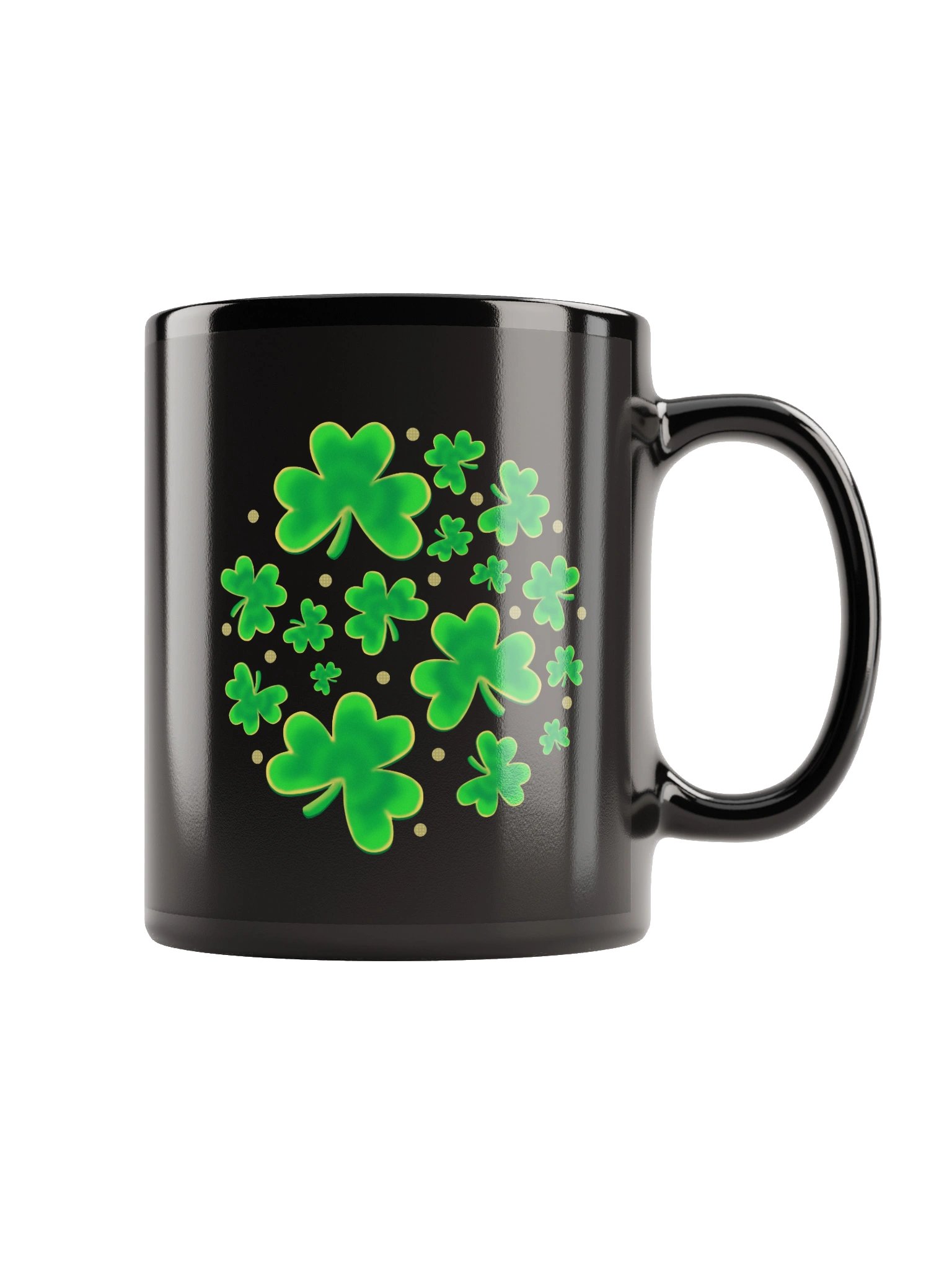 Gilded Luck Black Mug product image (1)