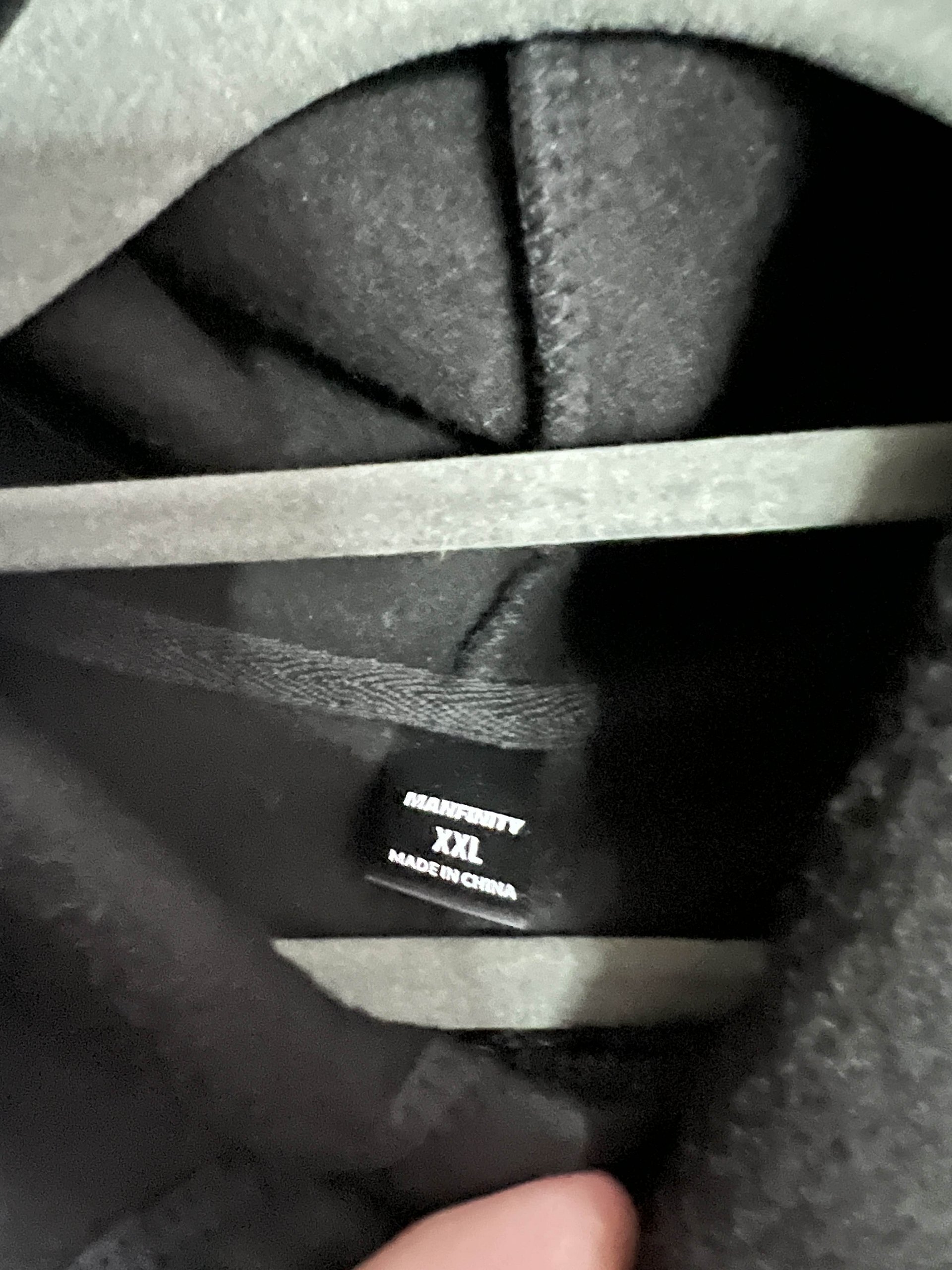 Guys Letter Graphic Kangaroo Pocket Drawstring Hoodie ( Tried on, but didn't fit) product image (5)