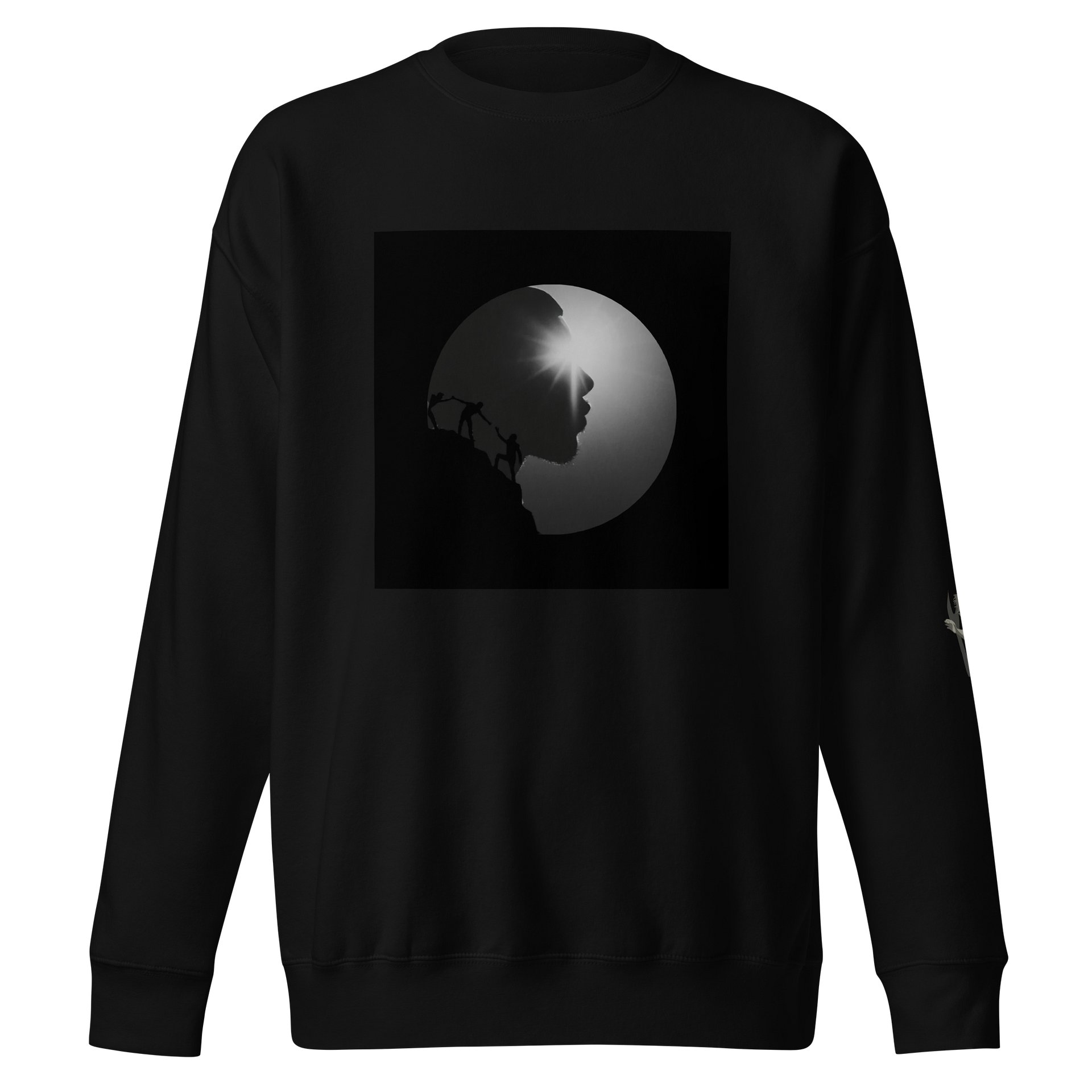 Floris Haugier – Sweat-shirt Premium « Sunburst Silhouette » product image (1)