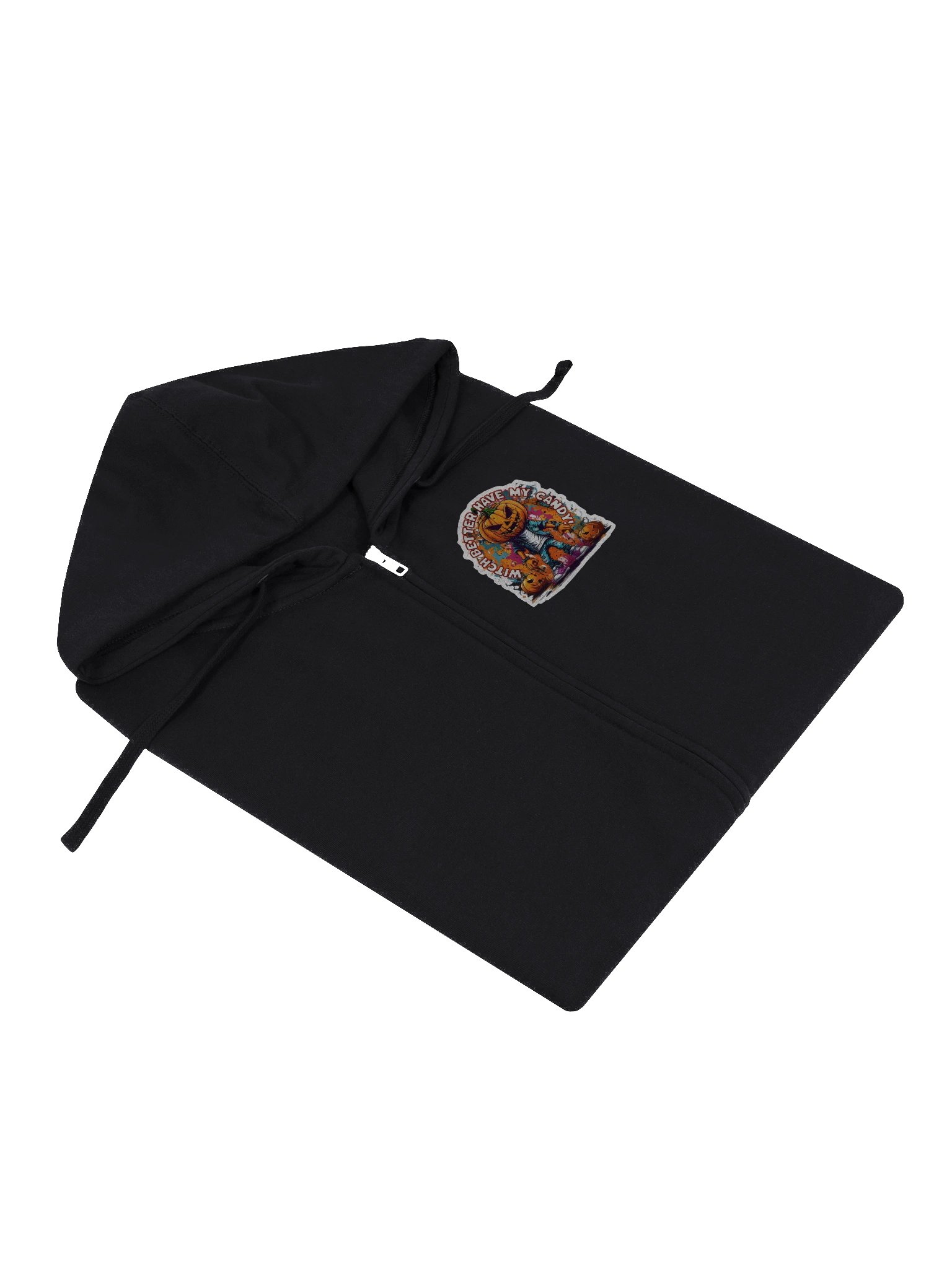 Pumpkin Headed Playful Zip-Up Hoodie product image (3)