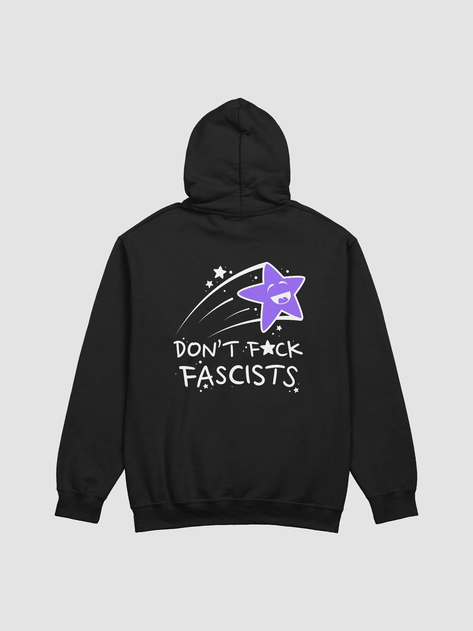 Don't F*CK Fascists Hoodie - Purple product image (3)