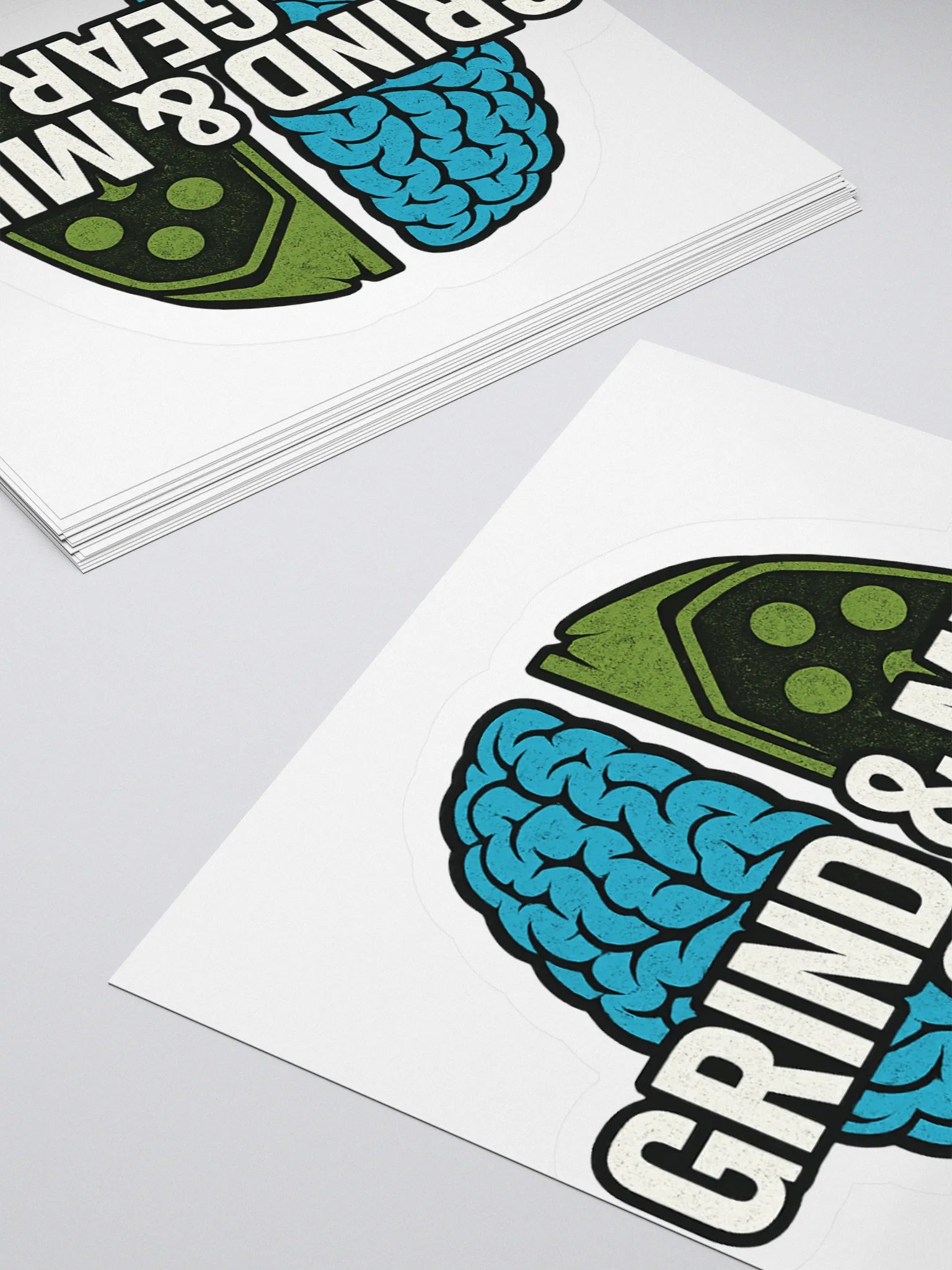 Grind And Mind Gear Logo Sticker product image (8)