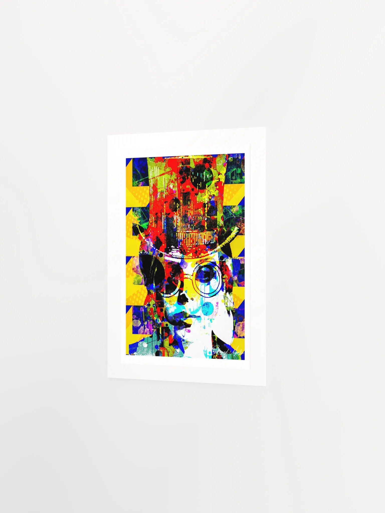 'Picadilly' by Edward Martin:Surreal Pop Art Poster: Vibrant Portrait product image (3)