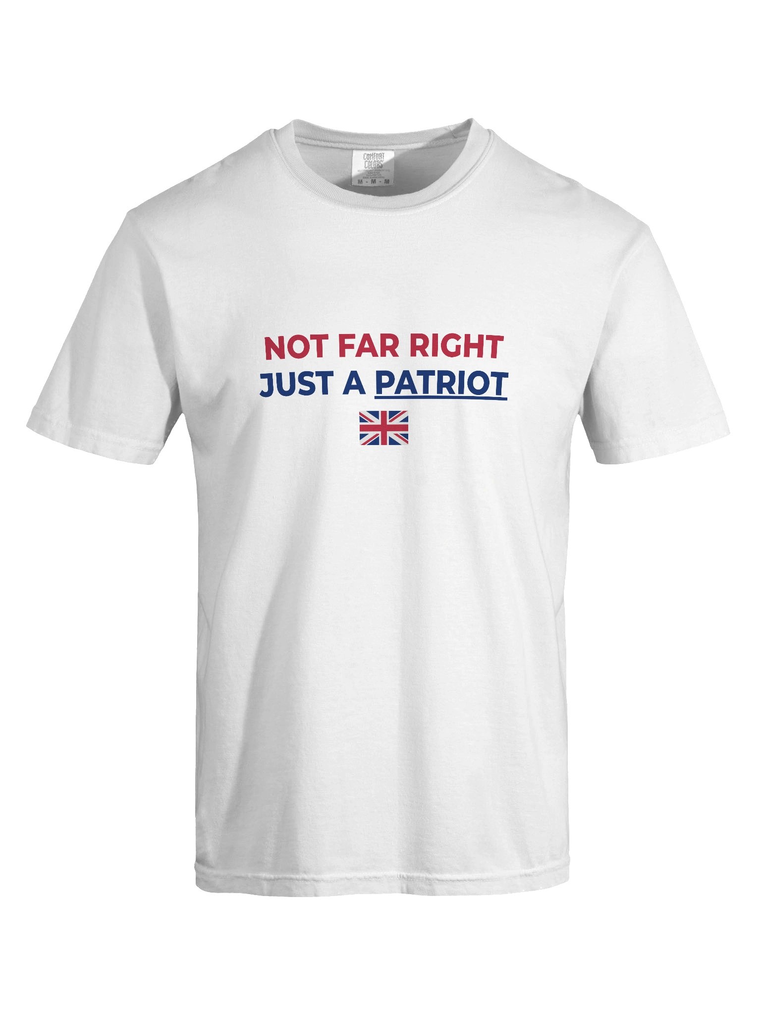 “Not Far Right, Just a Patriot” Black Tee product image (17)