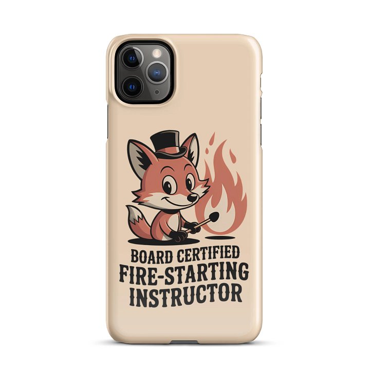 Fire Starting Instructor Human Design Manifestor iPhone case product image (2)