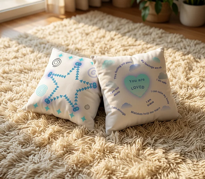 Calm Down Pillow - Blissful Blue product image (2)