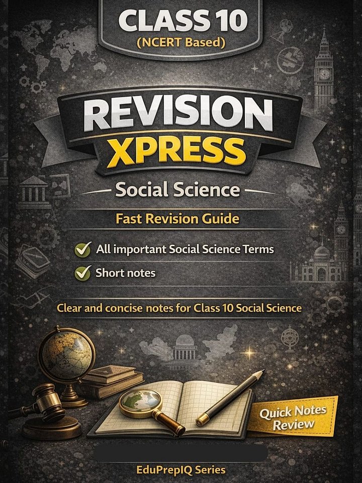 Class 10 Social Science Revision Xpress product image (1)