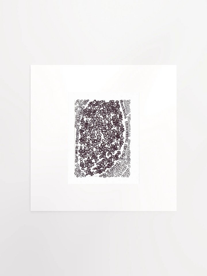shnozolla tattoo panel card print product image (2)