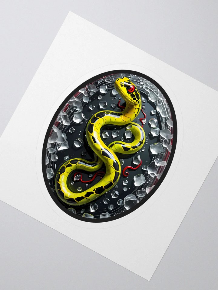 Serpentine Splendor Kiss-Cut Stickers product image (2)