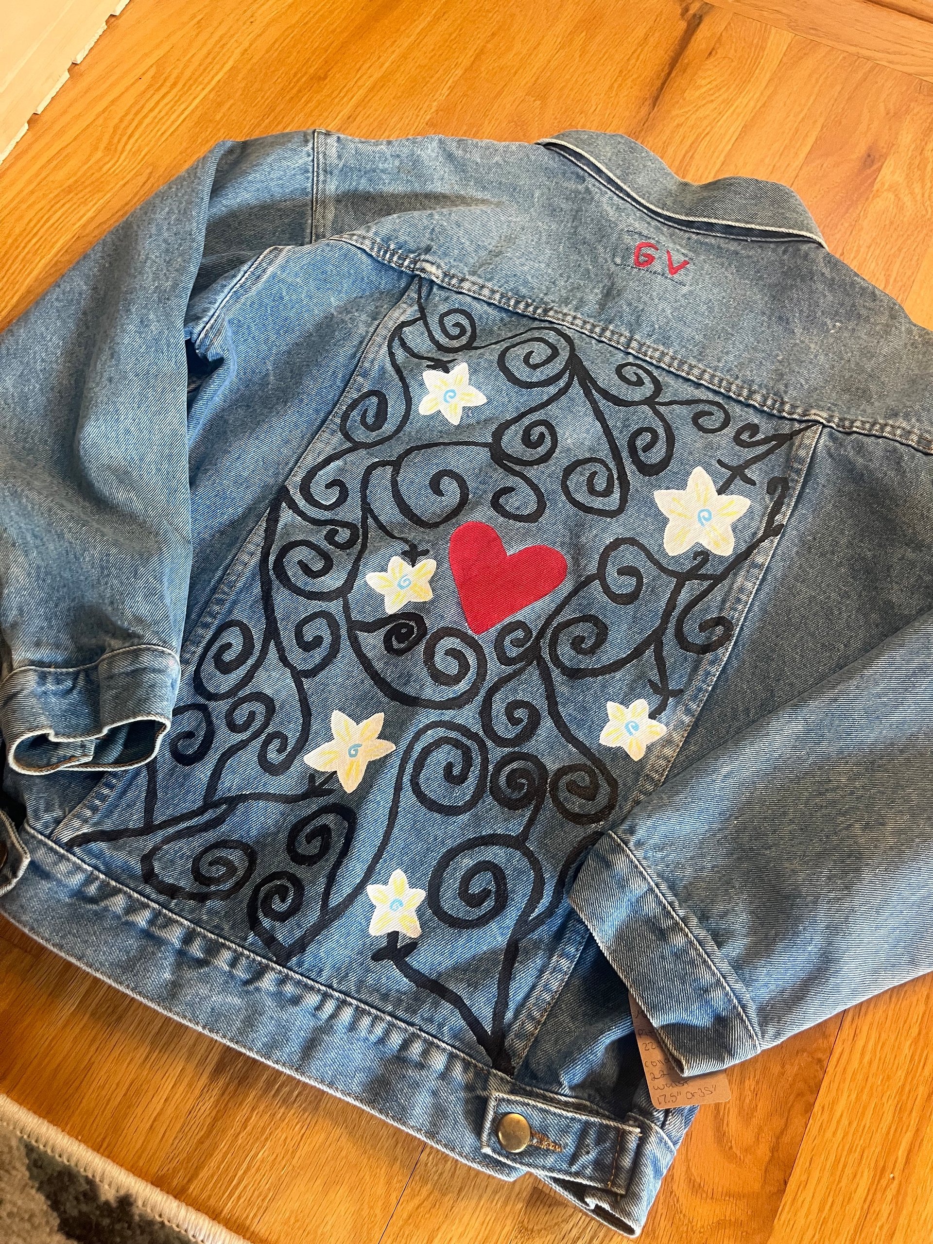 Dark Love Denim Jacket / Size Medium product image (6)