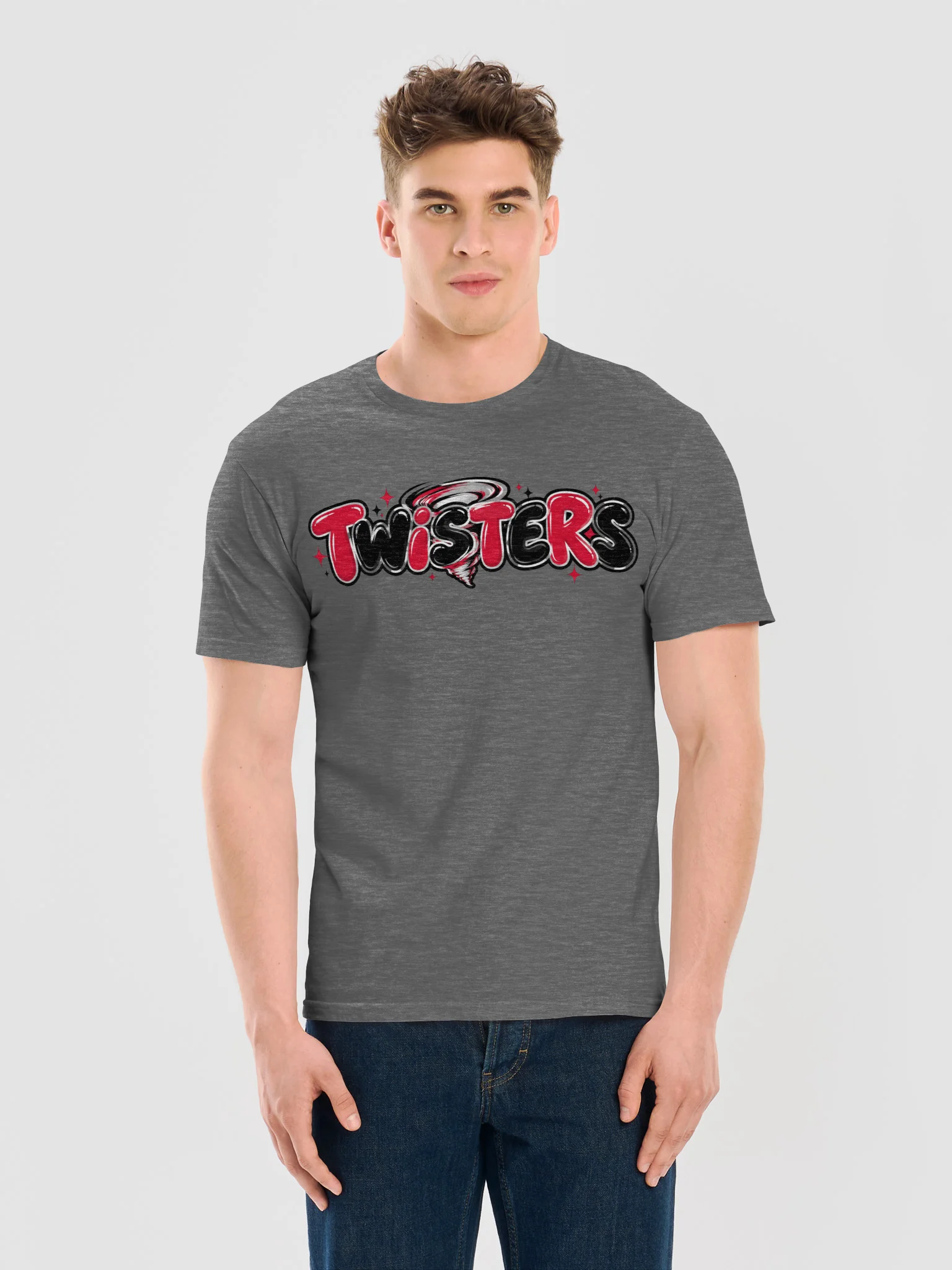 Oklahoma Twisters Bubble Letter T-Shirt product image (11)