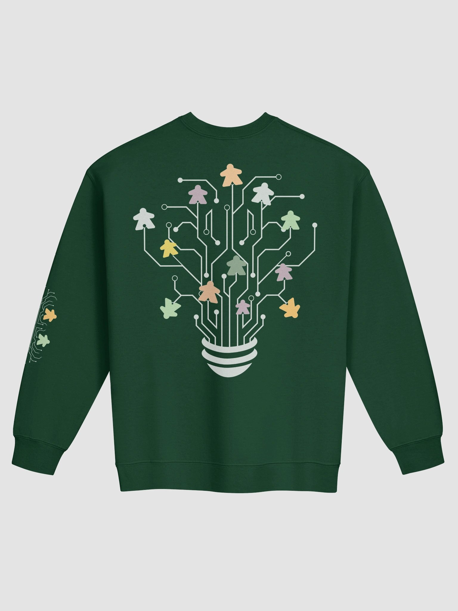 Meeple Flowerpot Sweatshirt for Board Gamers product image (2)