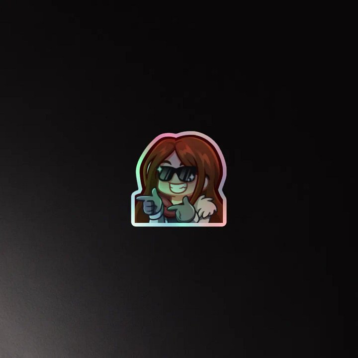 KC Finger Guns Holo Sticker product image (2)