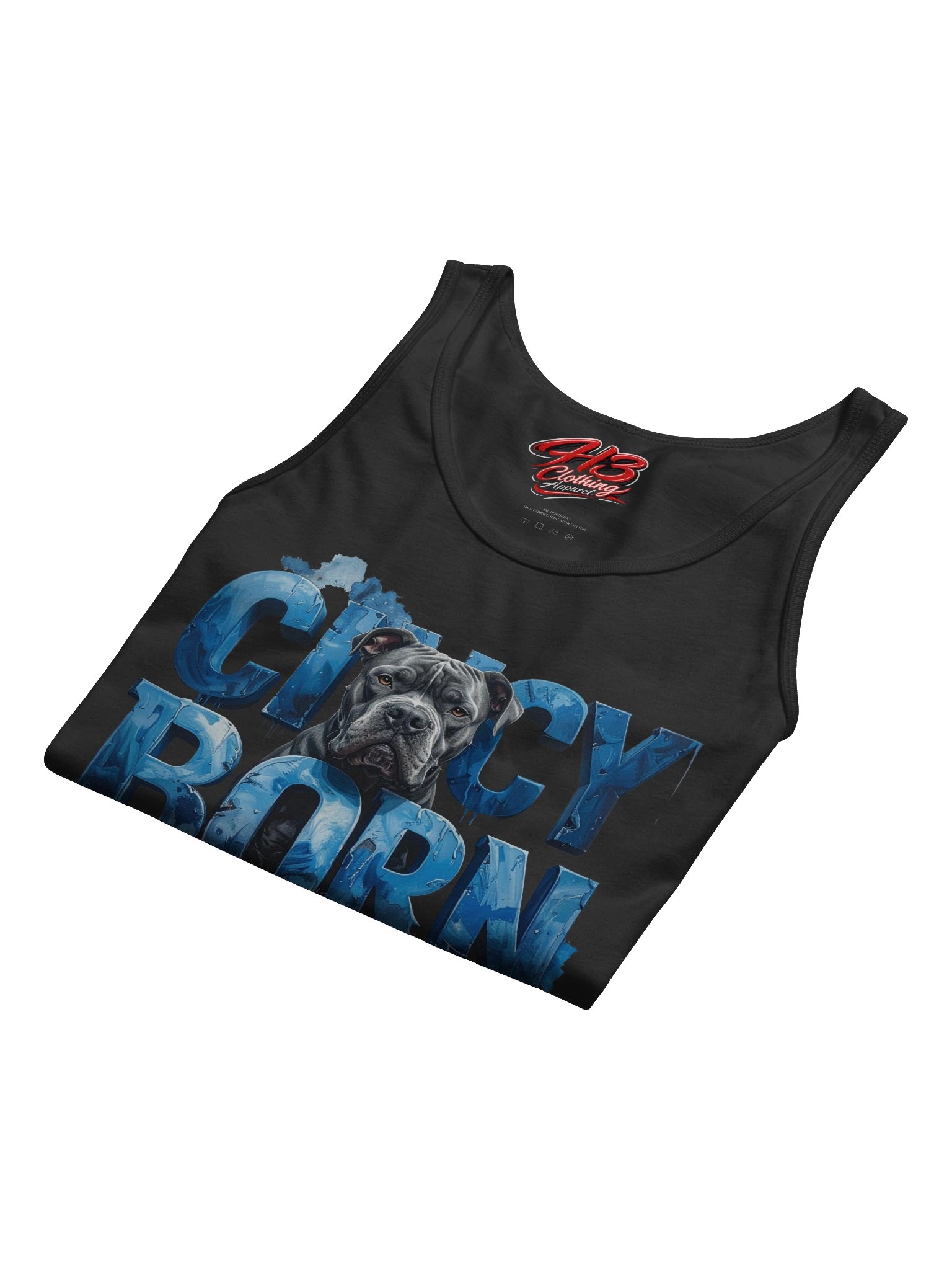 Cincy born blue mens tank product image (37)