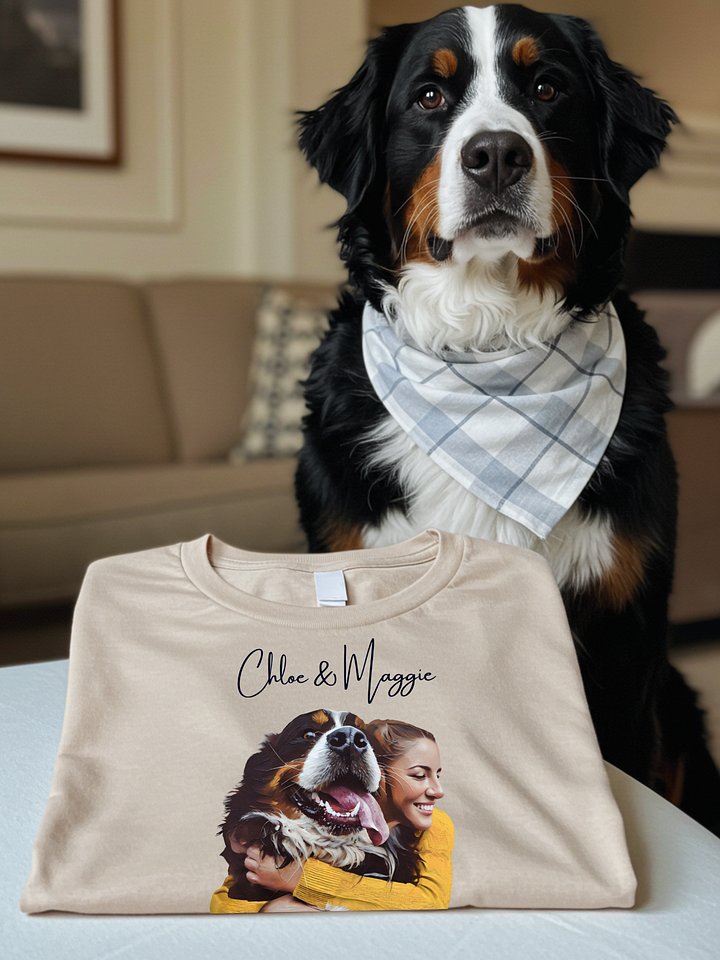 YOU AND YOUR BEST FRIEND! / T-SHIRT WITH PERSONALIZED NAME / DIGITAL ART III product image (1)