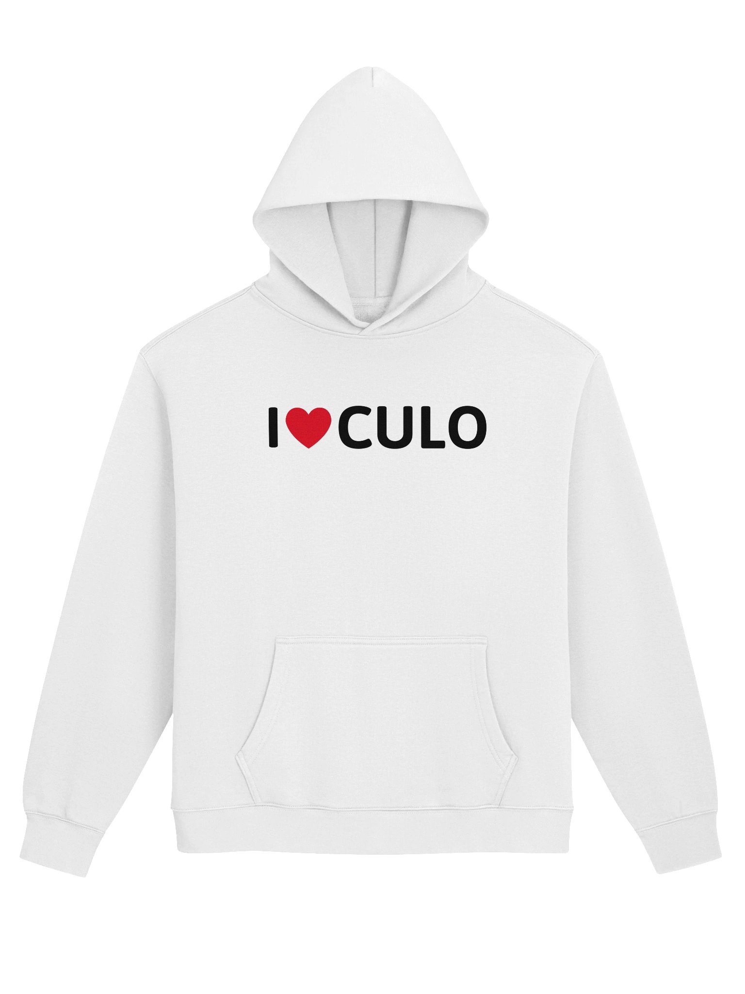 I ♥️ CULO hoodie white product image (1)