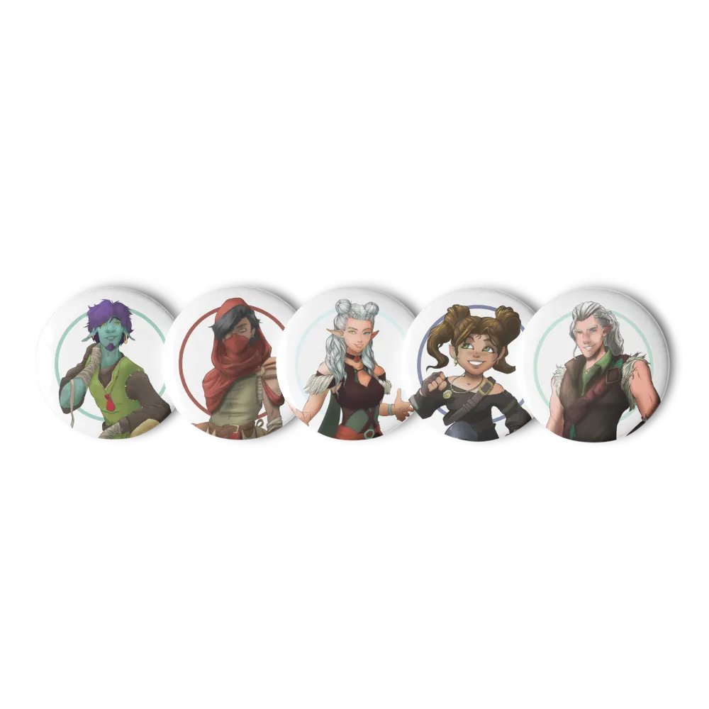 The Red Winds Character Pins (Ruby Edition) product image (3)
