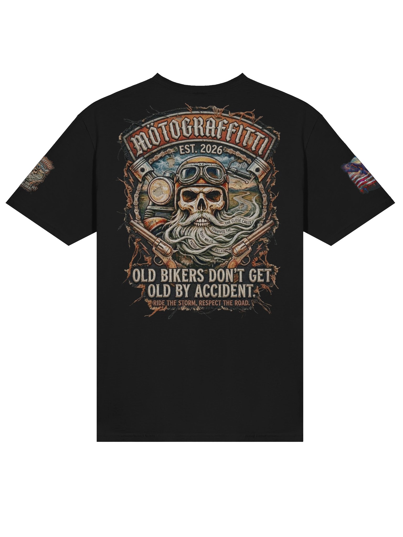 Old Men MötoGraffitti Gothic T-Shirt product image (4)