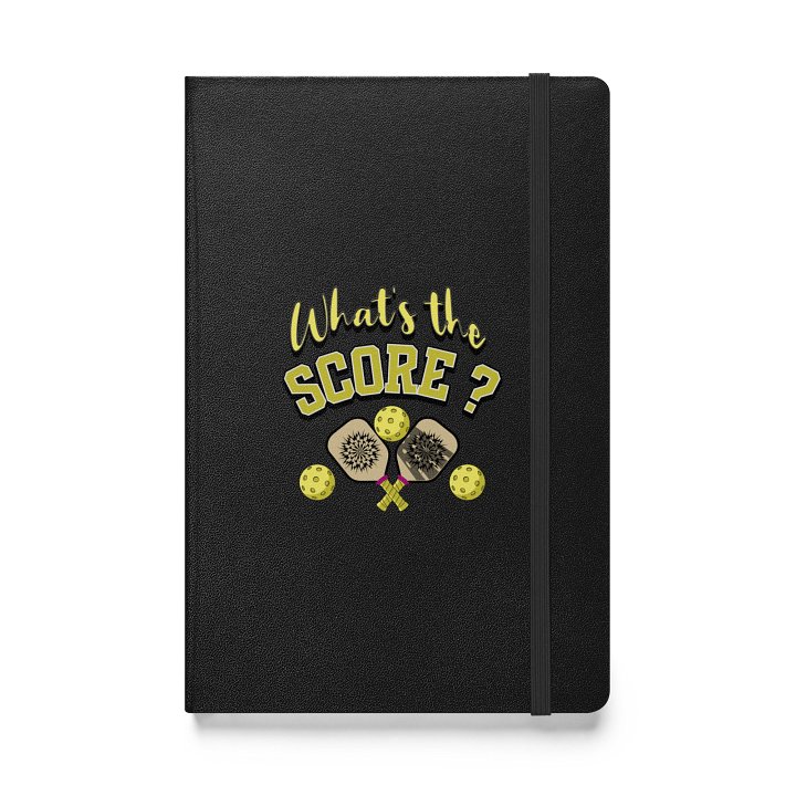 Whats The Score Pickleball Vibrant Hardcover Journal product image (1)