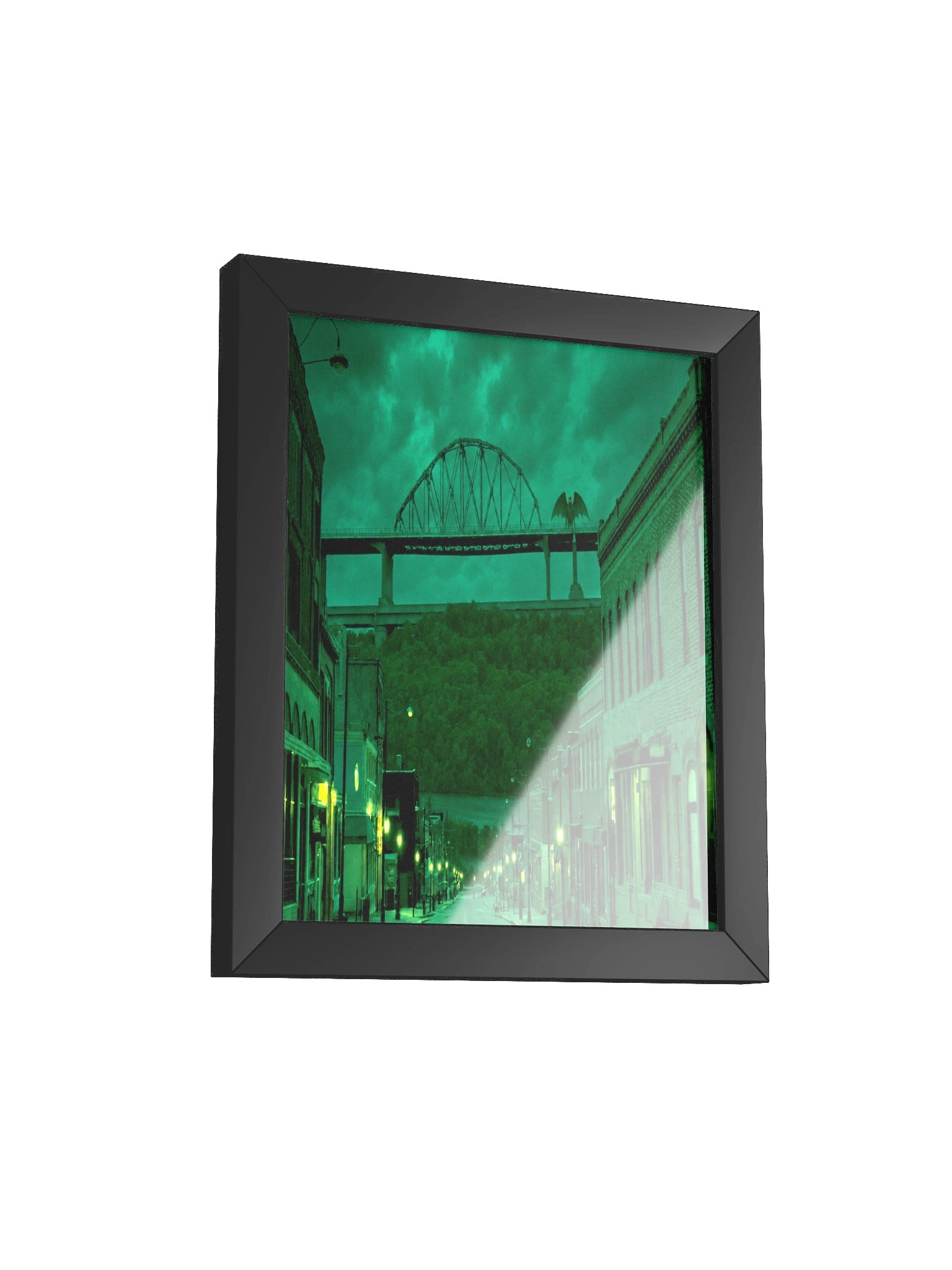 POINT PLEASANT-MOTHMAN- FRAMED PRINT product image (2)