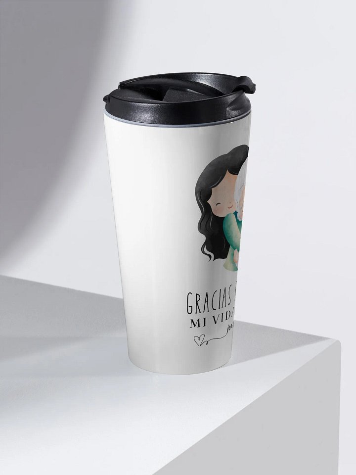 Love Mother’s Day design for Grandma steel travel mug product image (2)