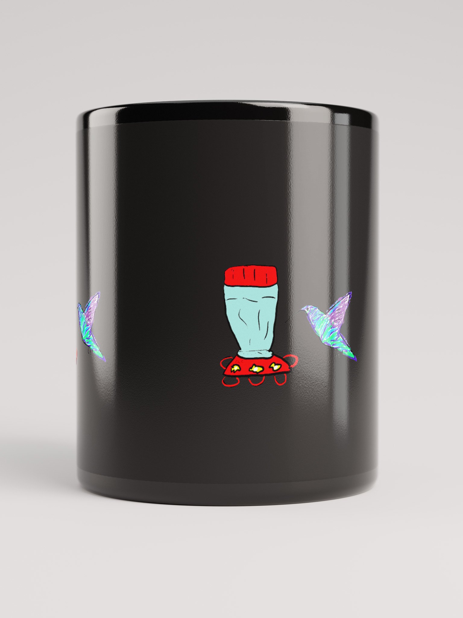 Hummingbird mug - Black product image (10)