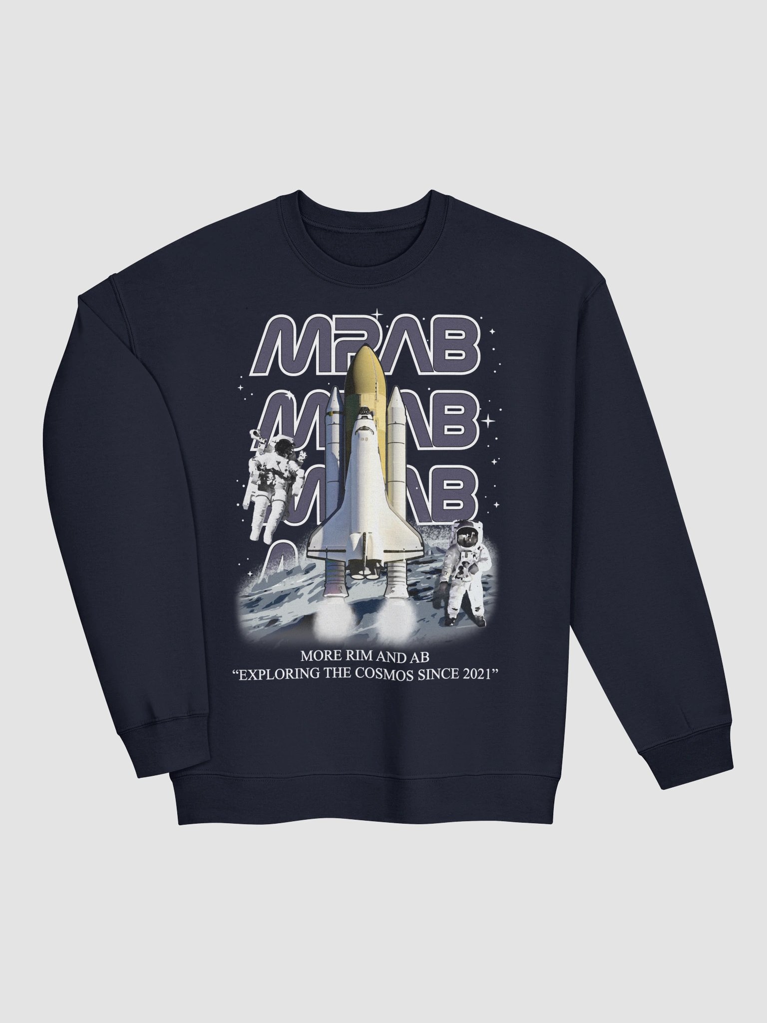 Space Exploration Crewneck Sweatshirt product image (2)