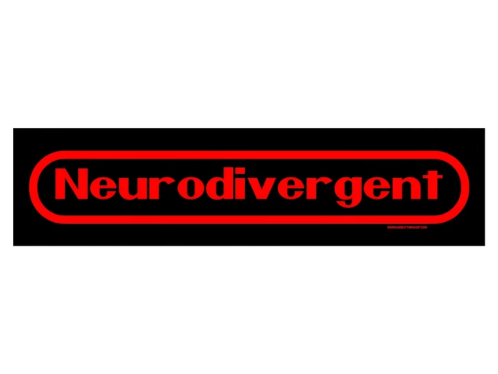 Nintendo AuDHD Bumper Sticker product image (1)