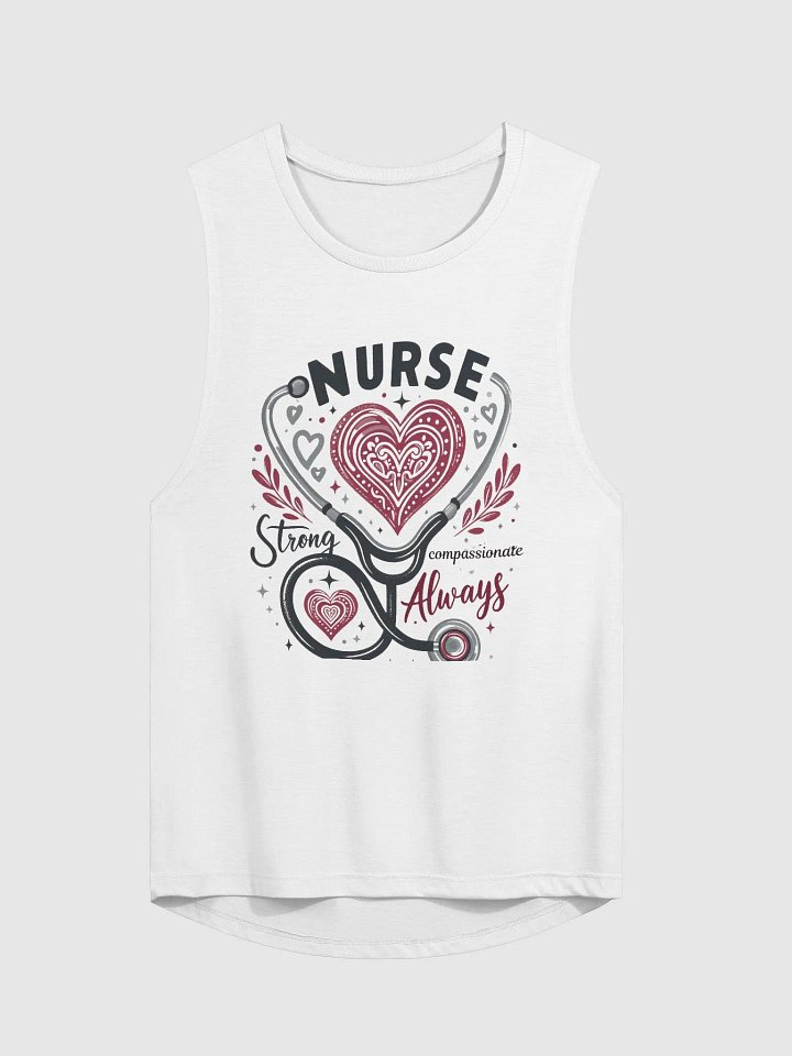 Nurse Love Stethoscope Heart Tank product image (1)