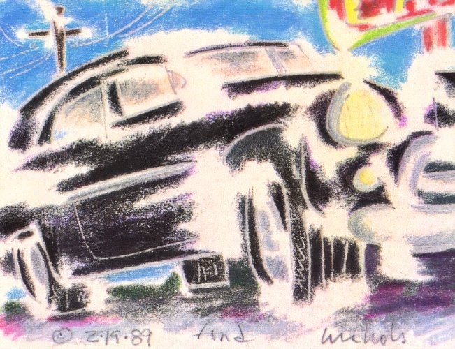 Car 02.19.89 Greeting Card product image (1)