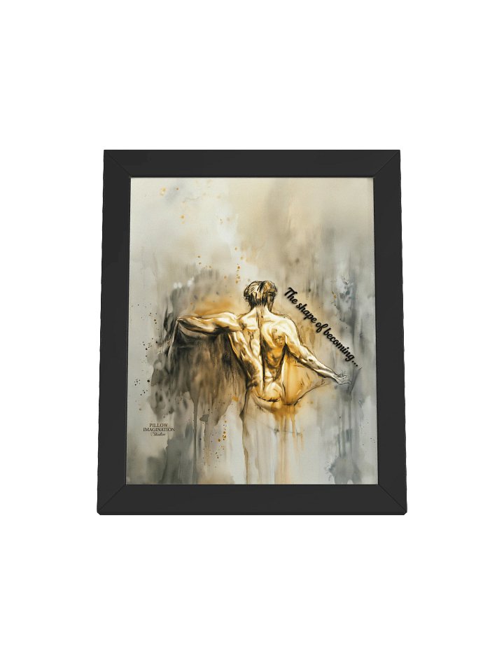 The Shape of Becoming — Framed Print product image (1)