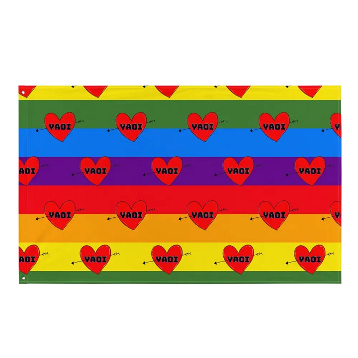 I Love Yaoi Flag product image (1)